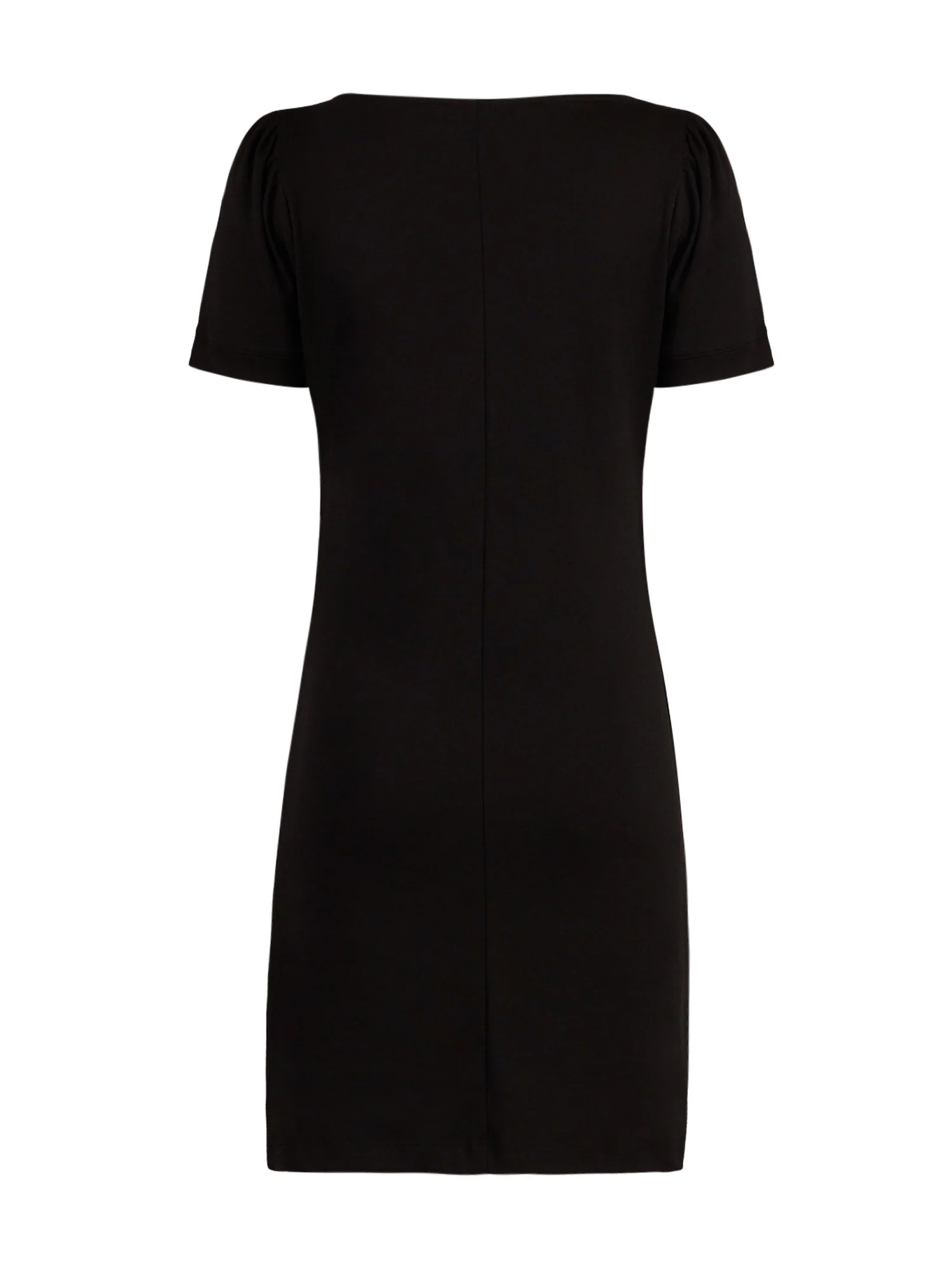 Puff-Sleeve Cotton Shift Dress - Image 3