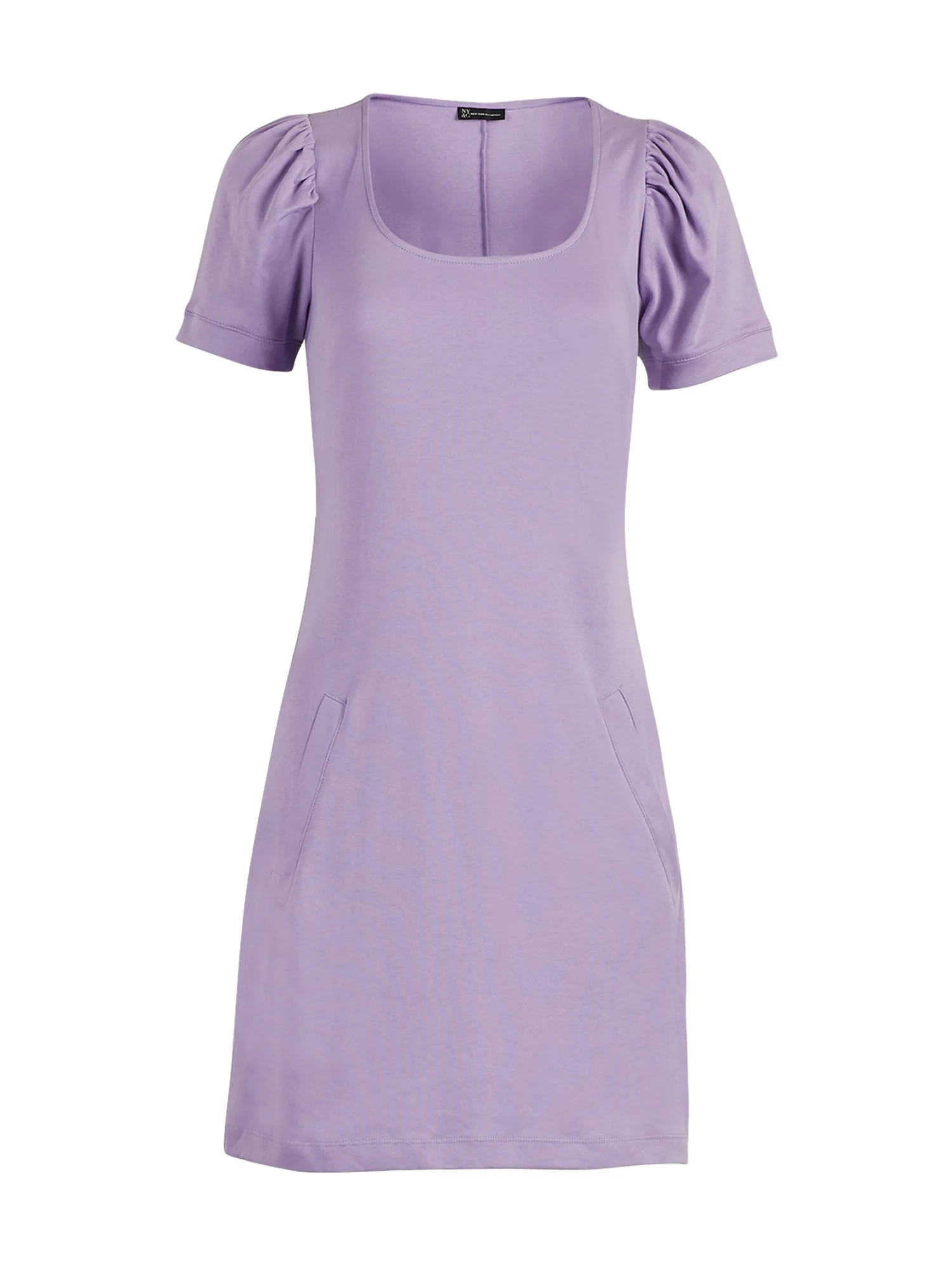 Puff-Sleeve Cotton Shift Dress - Image 8