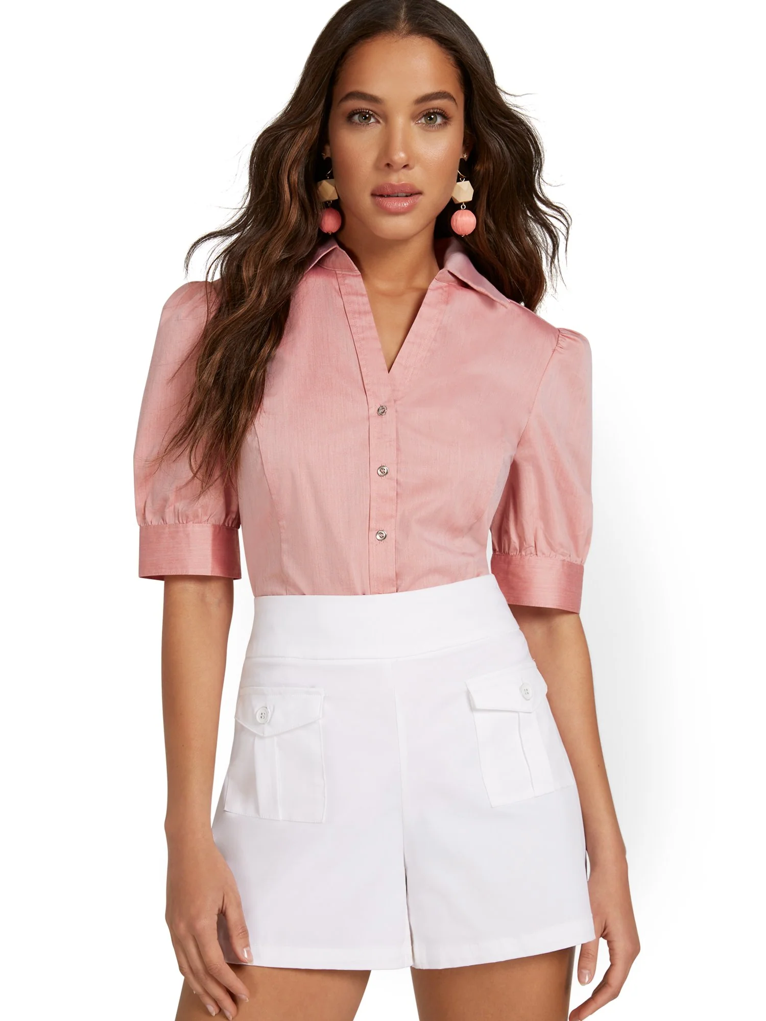 Puff-Sleeve Madison Shirt - 7th Avenue - Image 26