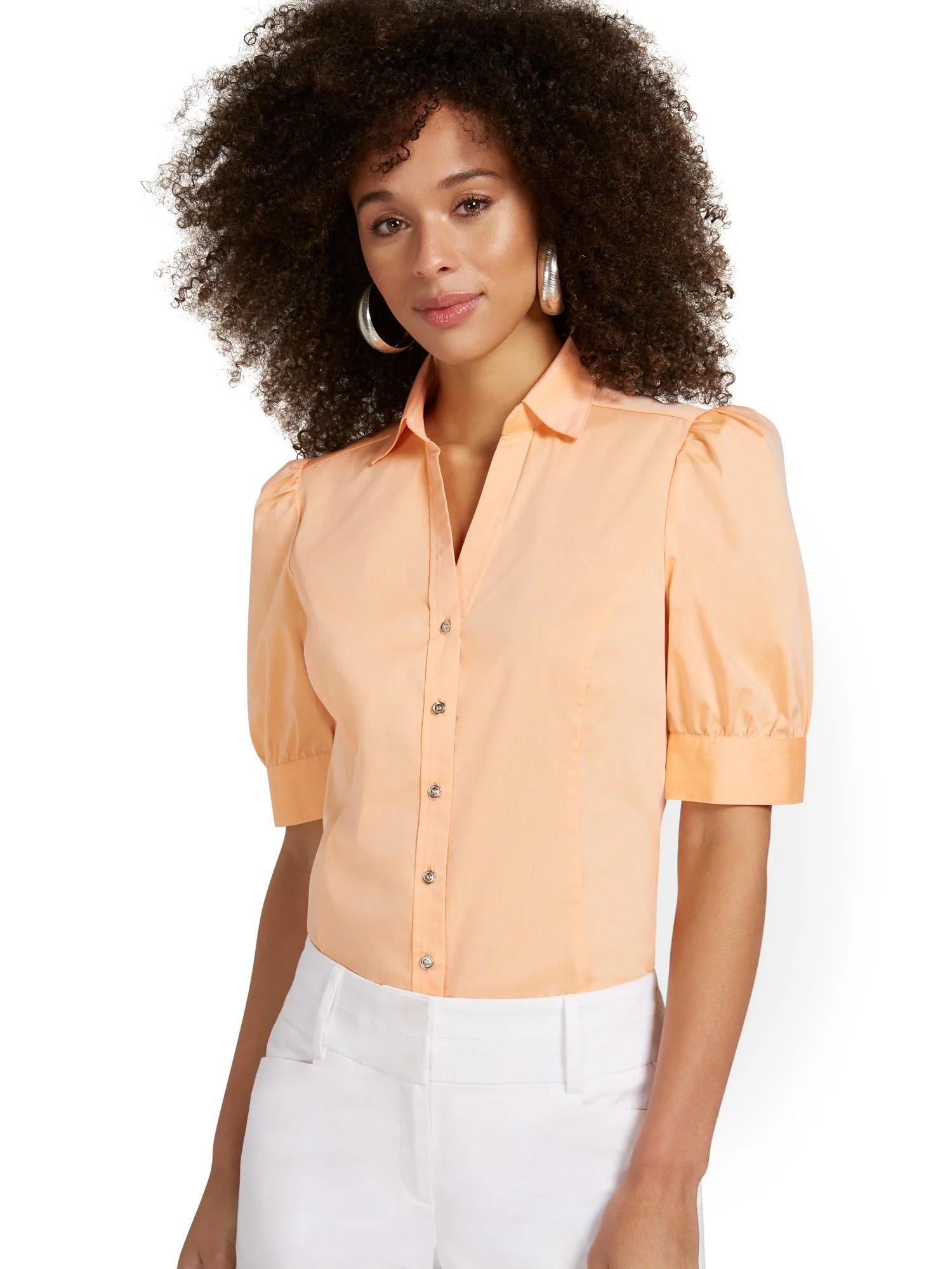 Puff-Sleeve Madison Shirt - 7th Avenue - Image 29