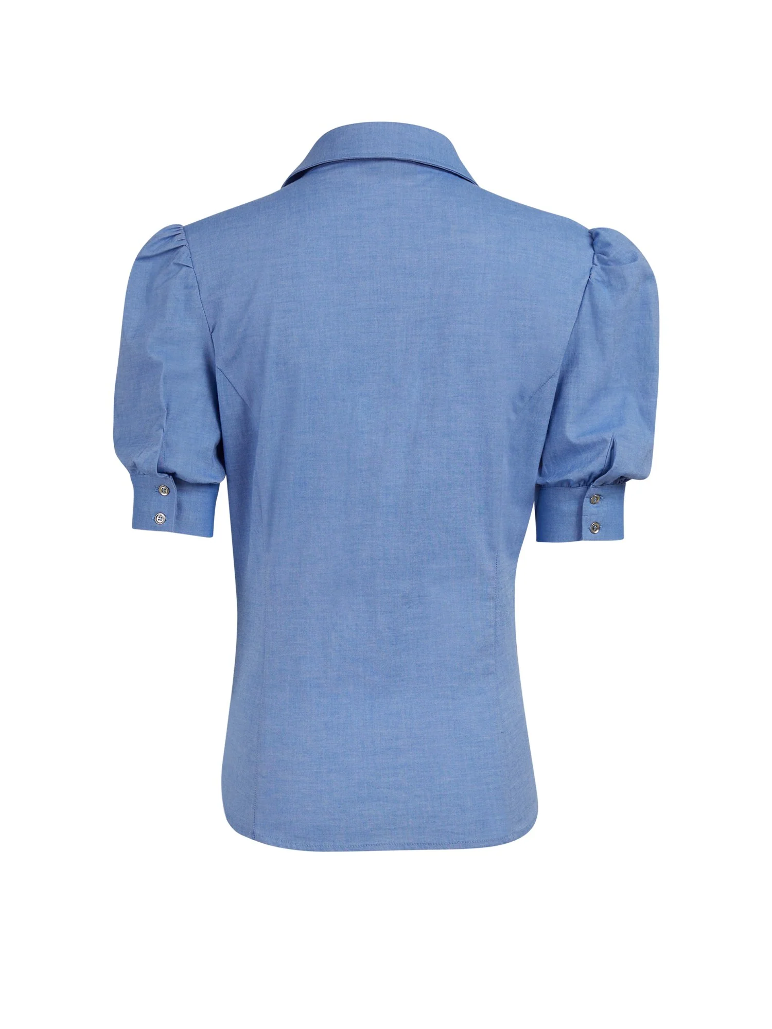Puff-Sleeve Madison Stretch Shirt - Secret Snap - 7th Avenue - Image 3