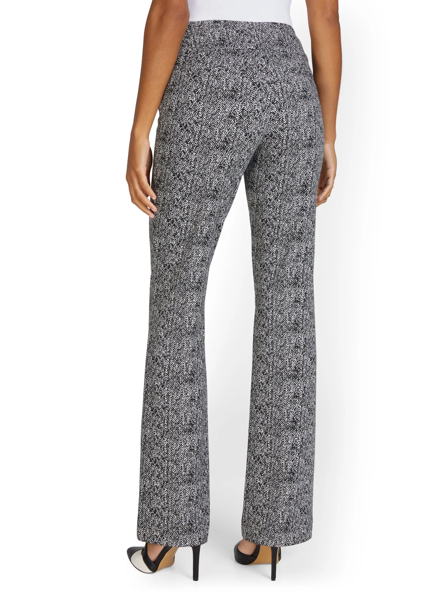 Pull-On Crosshatch Bootcut Ponte Pant - Superflex - Image 3