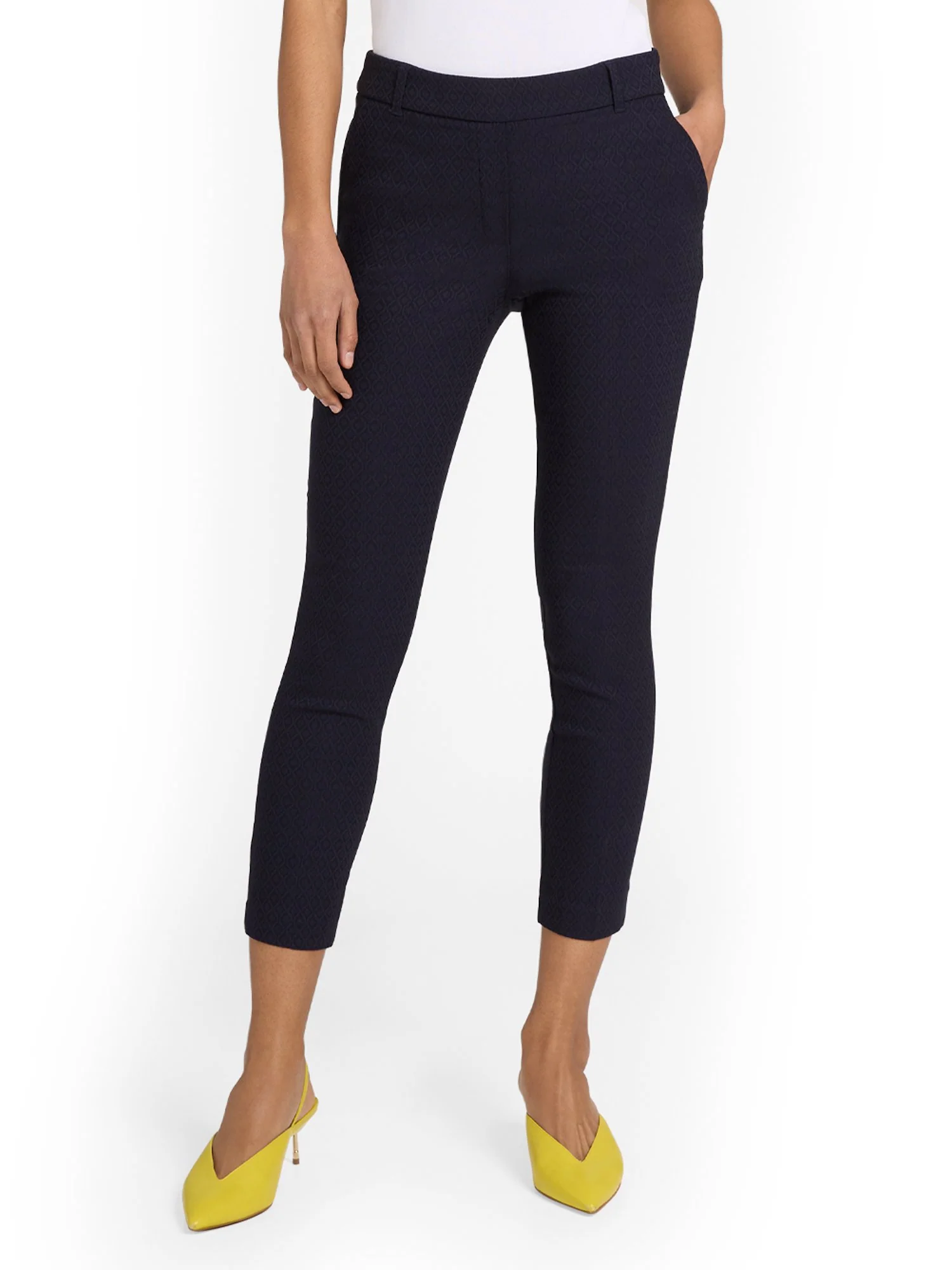 Chapter 1 Pull-On Jacquard Capri Pant - Brands We Love - Image 2