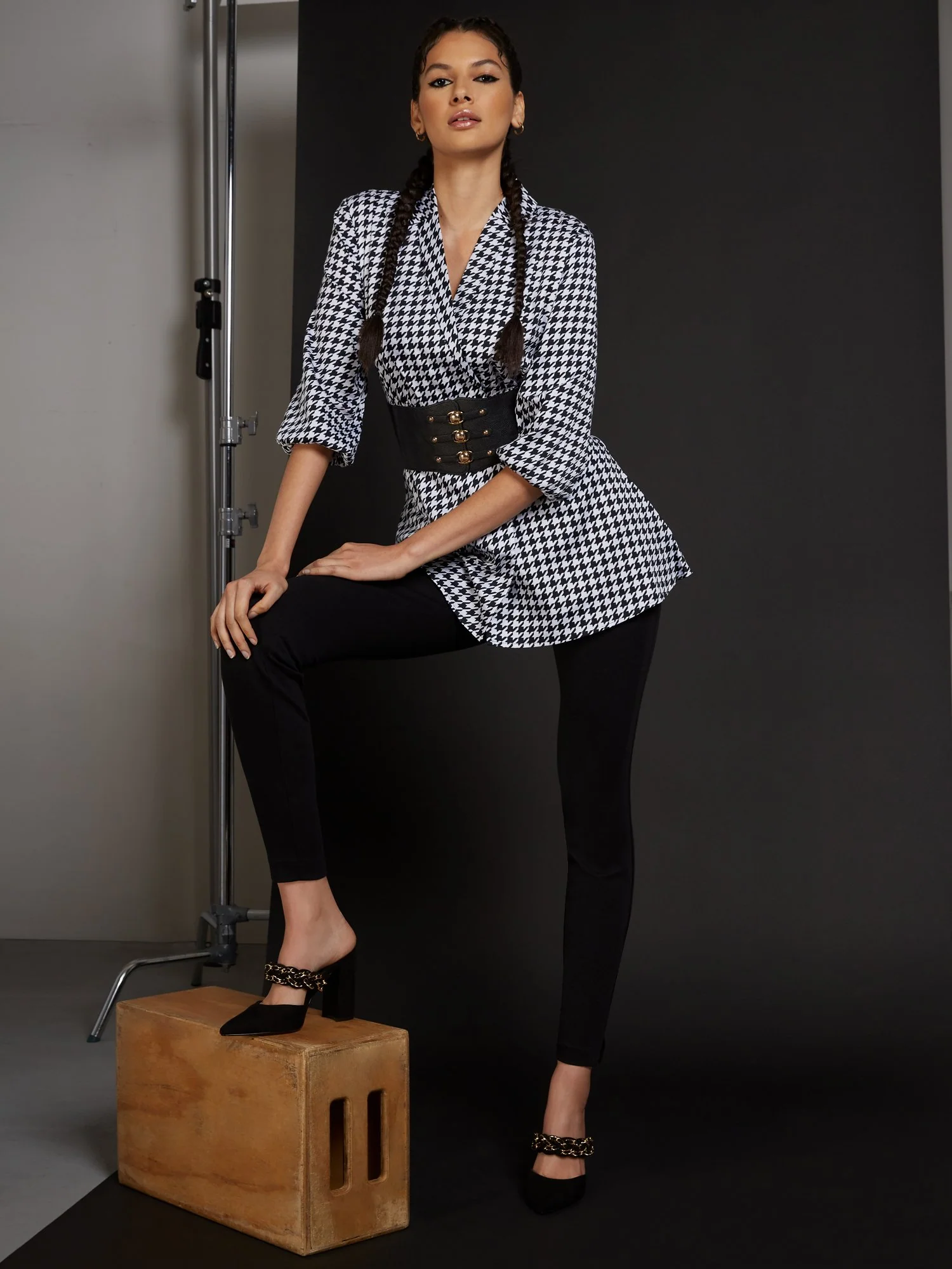 Pull-On Slim-Leg Ankle Ponte Pant - Superflex - Image 2