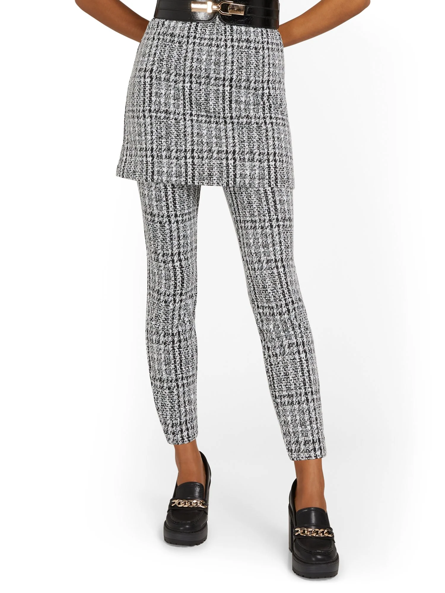 Pull-On Super High-Waisted Ankle Ponte Pant - Superflex - Image 2