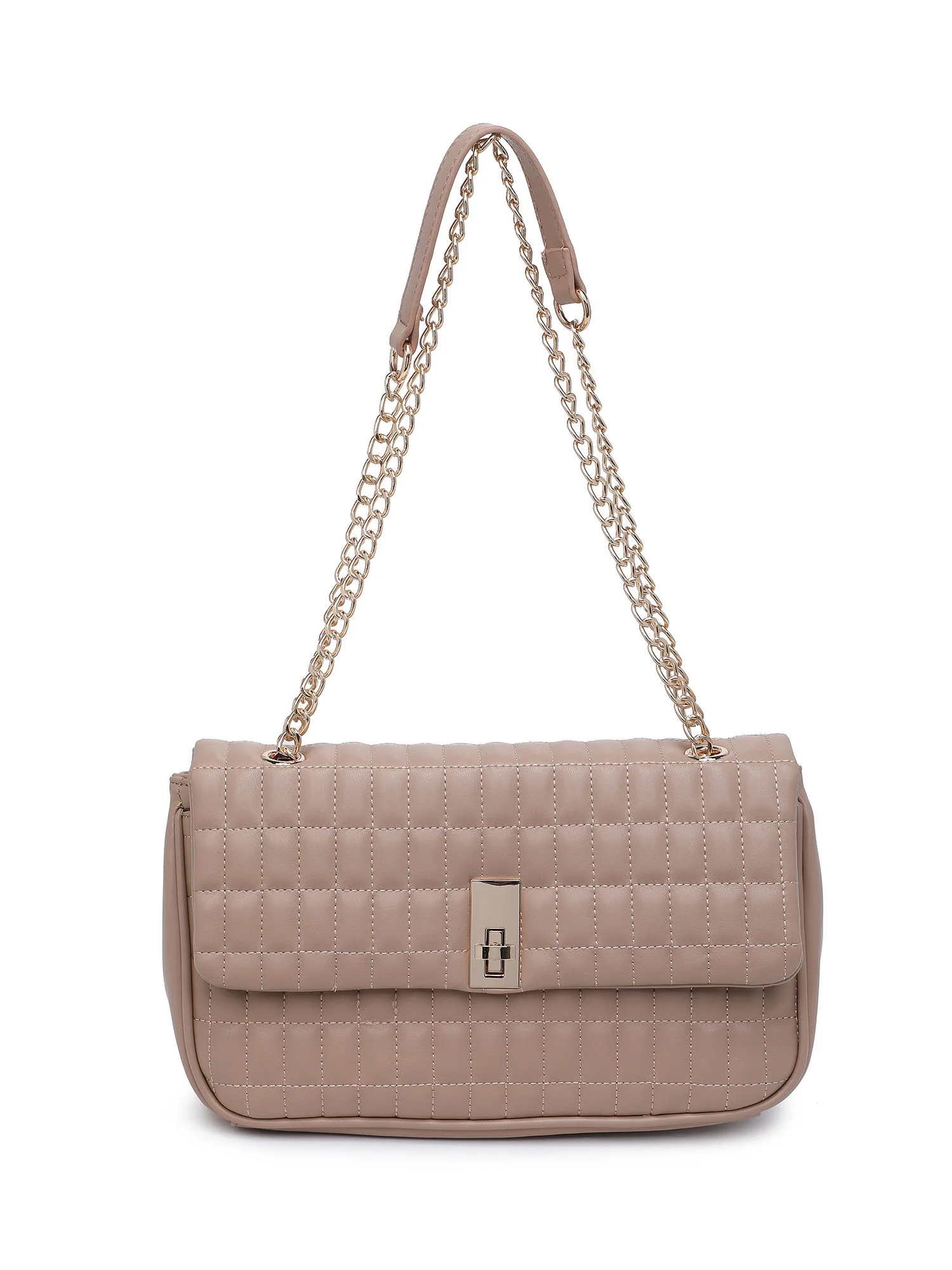 Urban Expressions Quilted Turnlock Crossbody - Brands We Love
