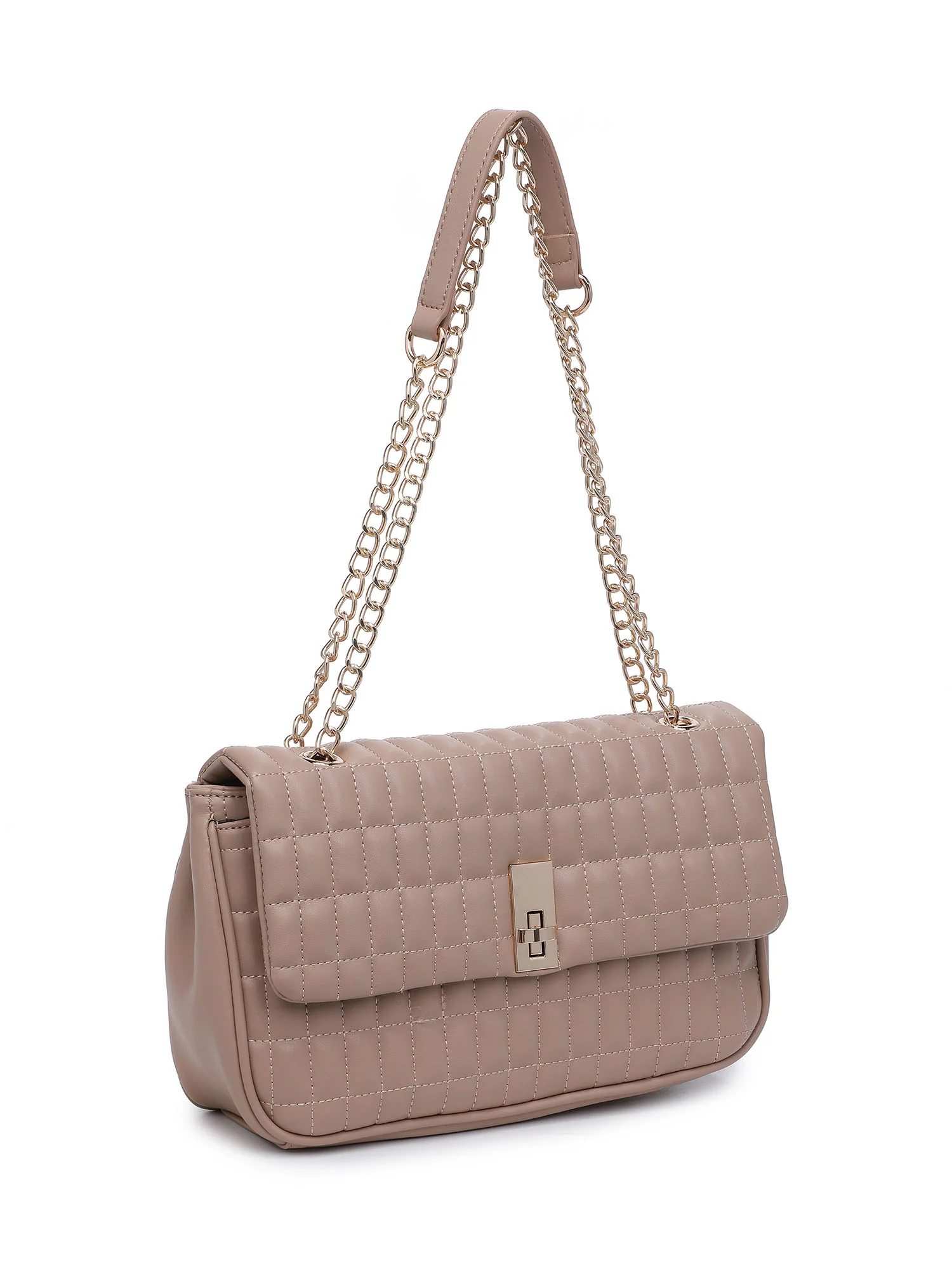 Urban Expressions Quilted Turnlock Crossbody - Brands We Love - Image 6