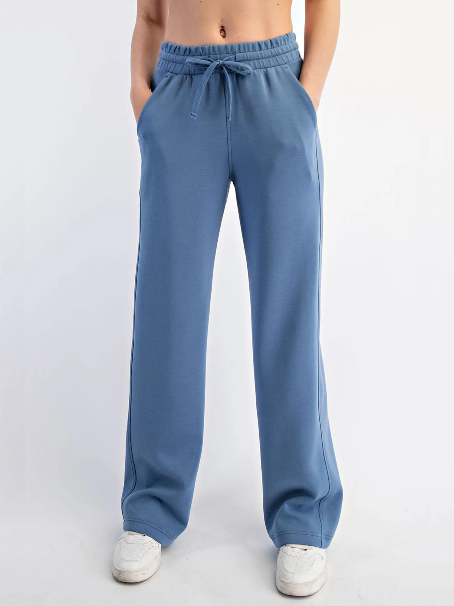 Modal Scuba Wide Leg Pant - Image 17