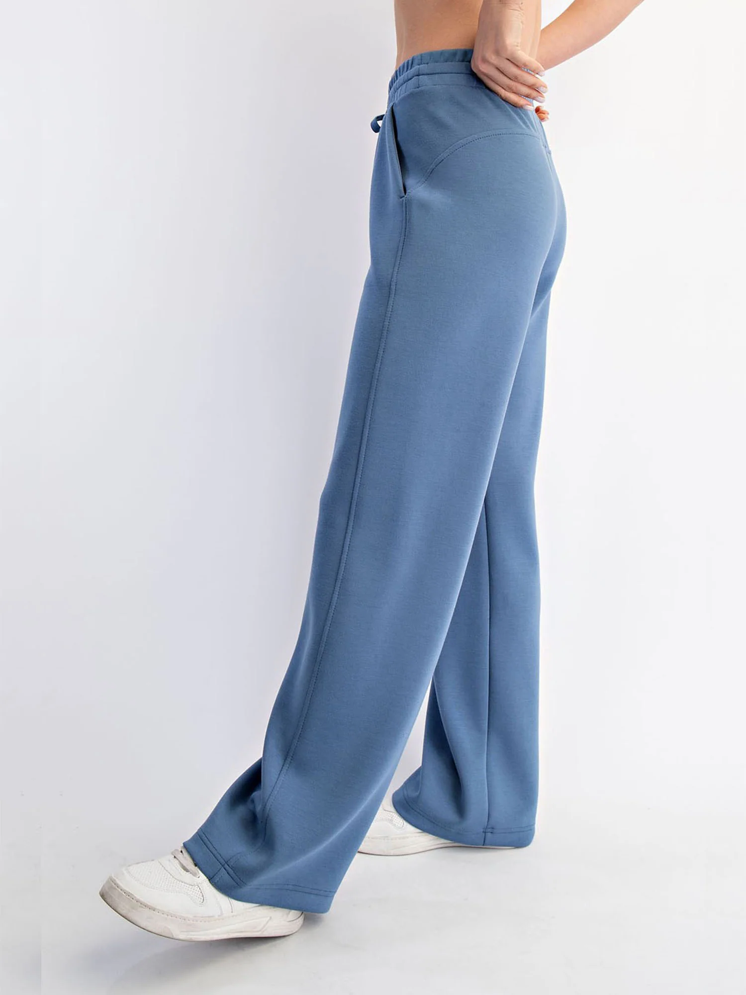 Modal Scuba Wide Leg Pant - Image 18