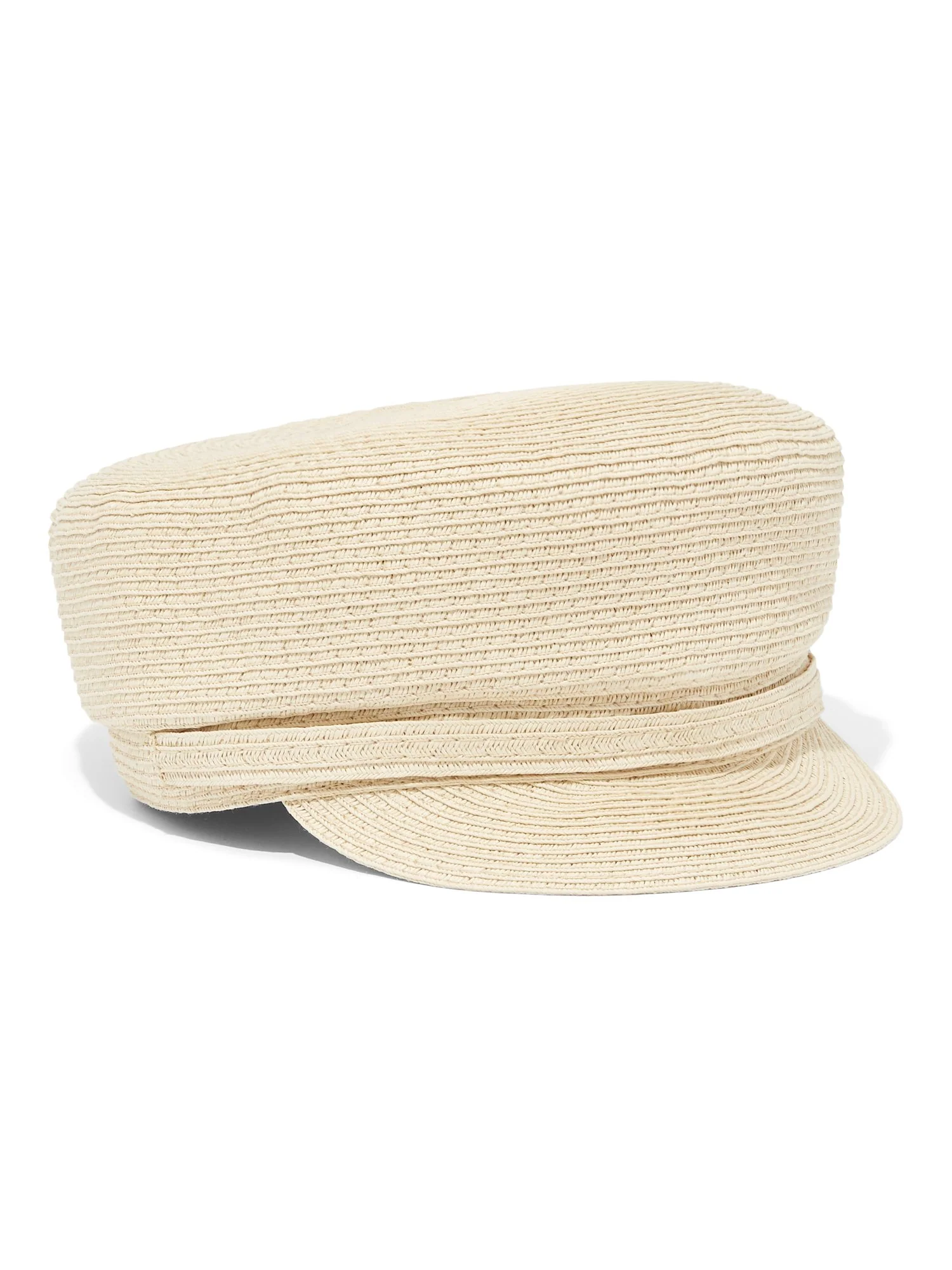 Raffia Newsboy Hat