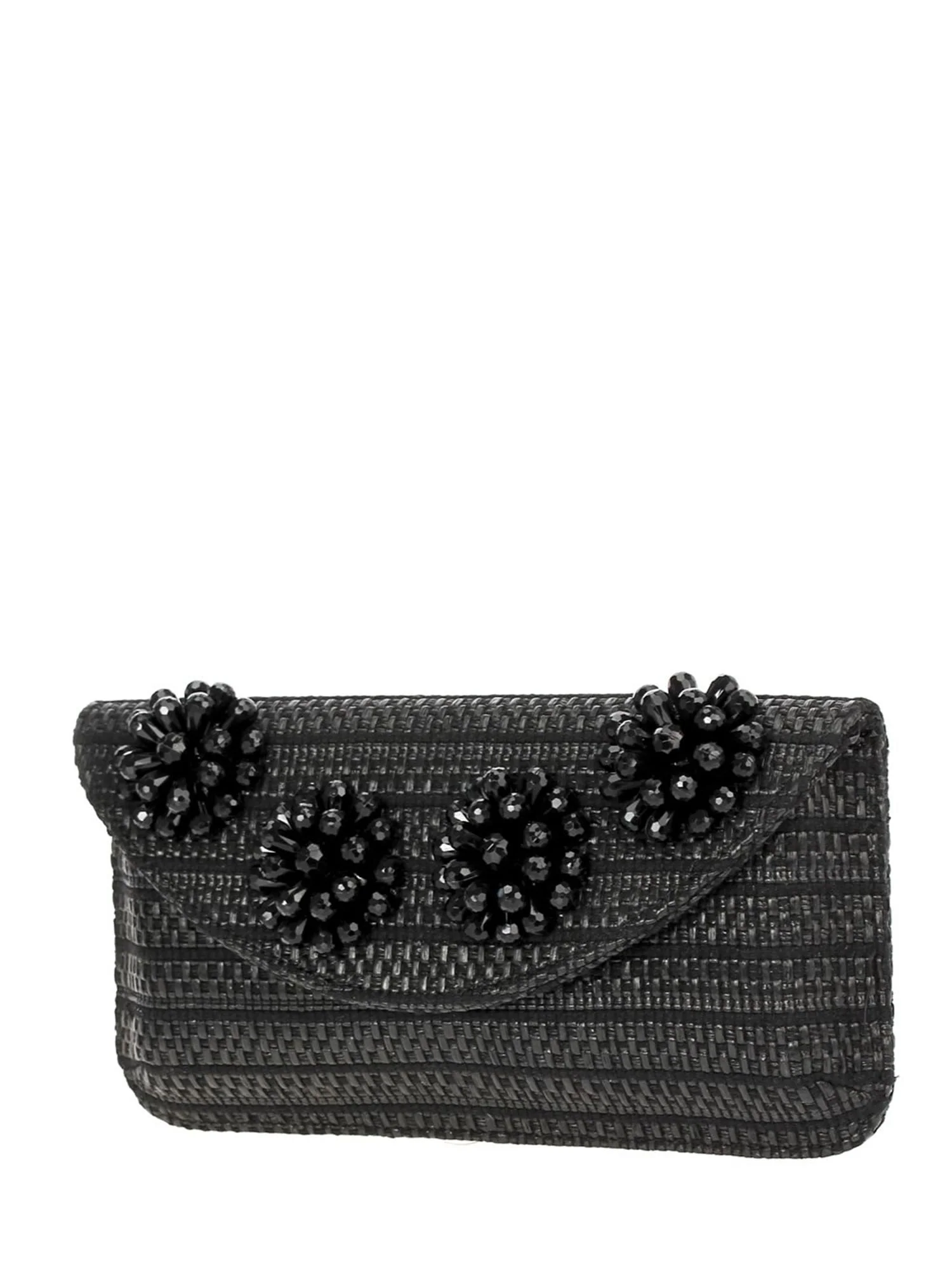 Raffia Rosette Clutch - Image 4