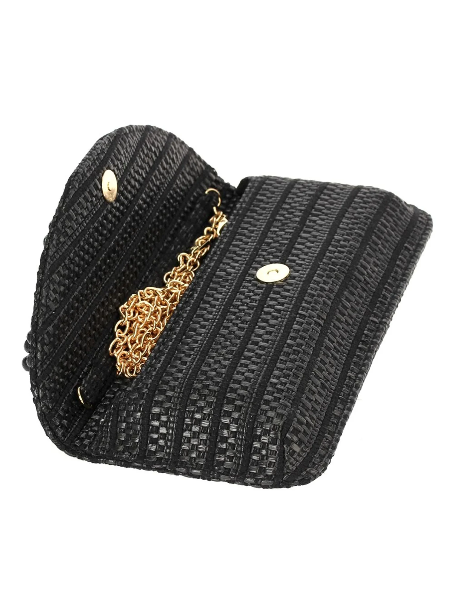 Raffia Rosette Clutch - Image 5