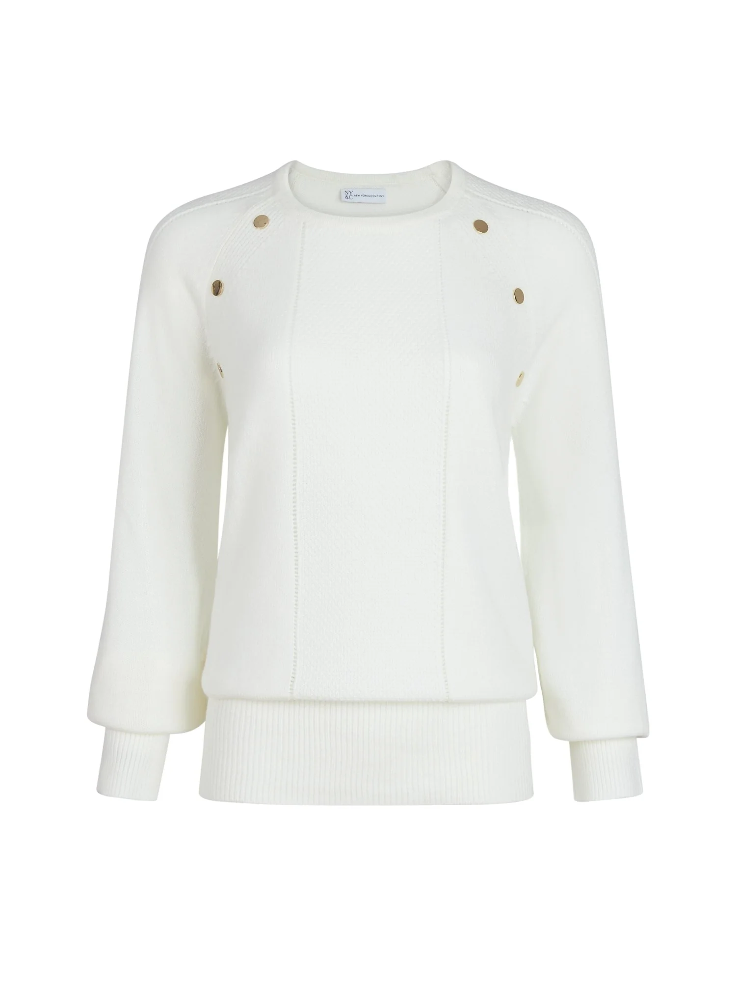 Raglan-Sleeve Pullover Sweater