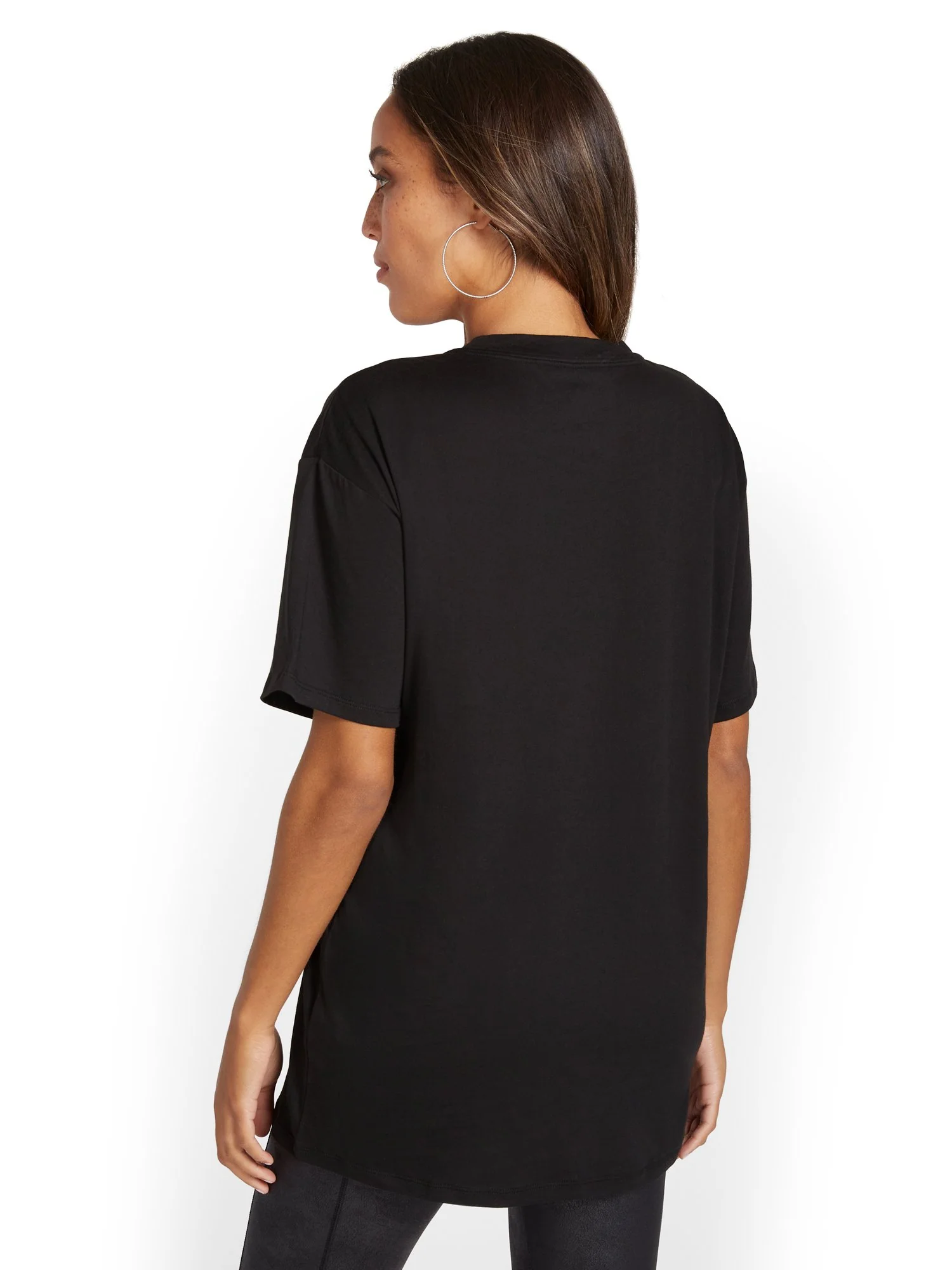Ready In A Prosecco Oversized Graphic Tee - Image 3