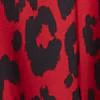 Red Faux Wrap Maxi Dress - Image 3
