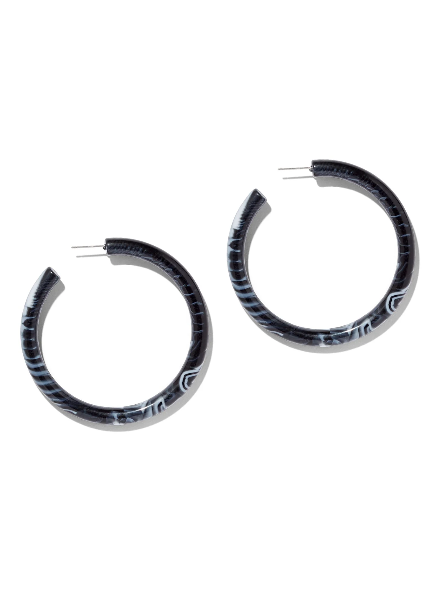 Resin Hoop Earring