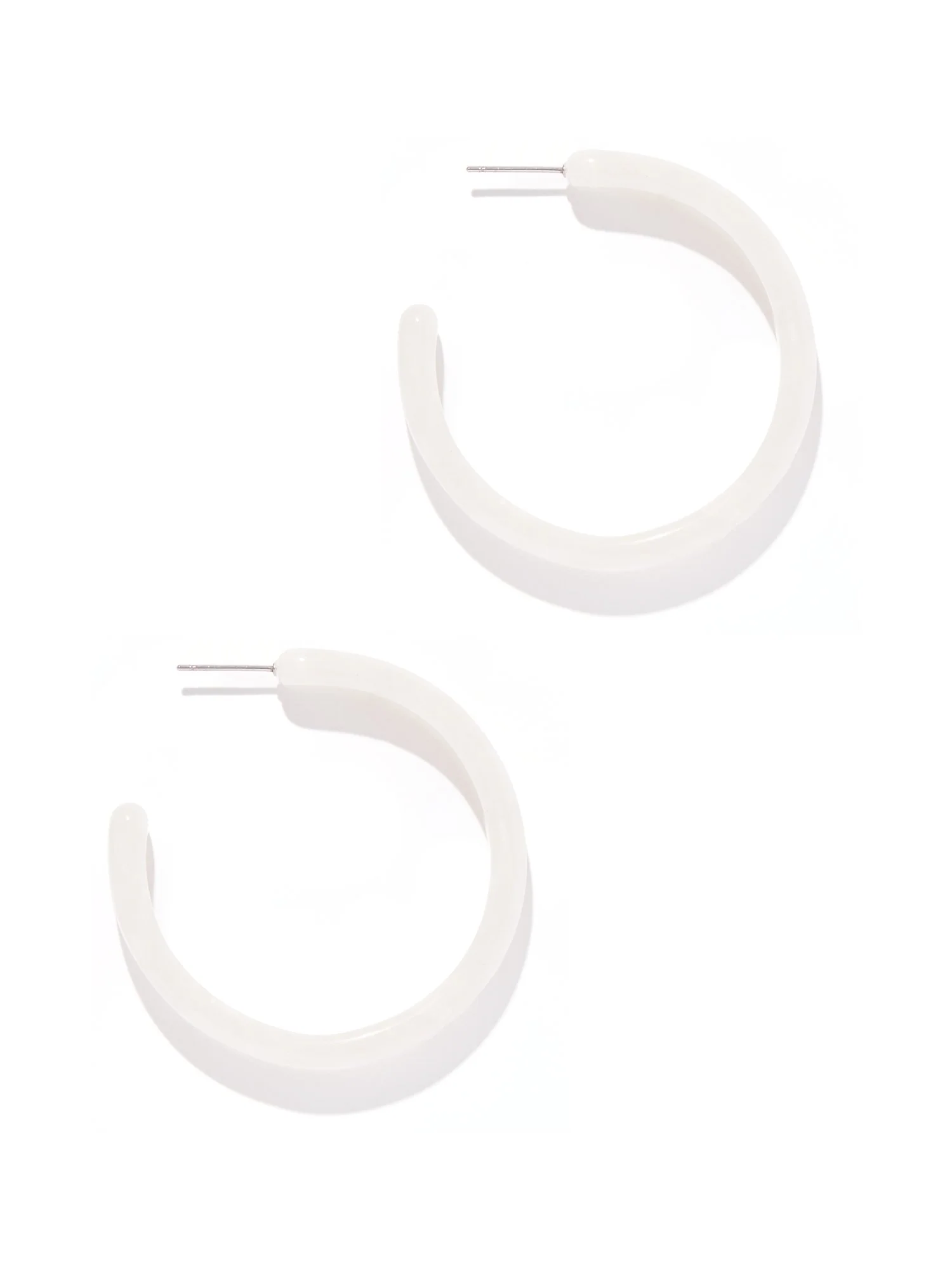 Resin Hoop Earring
