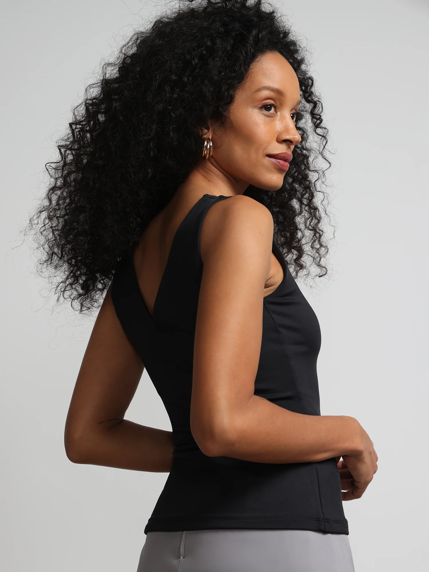 Reversible V-Neck Bodysuit - Contour Knits - Image 3