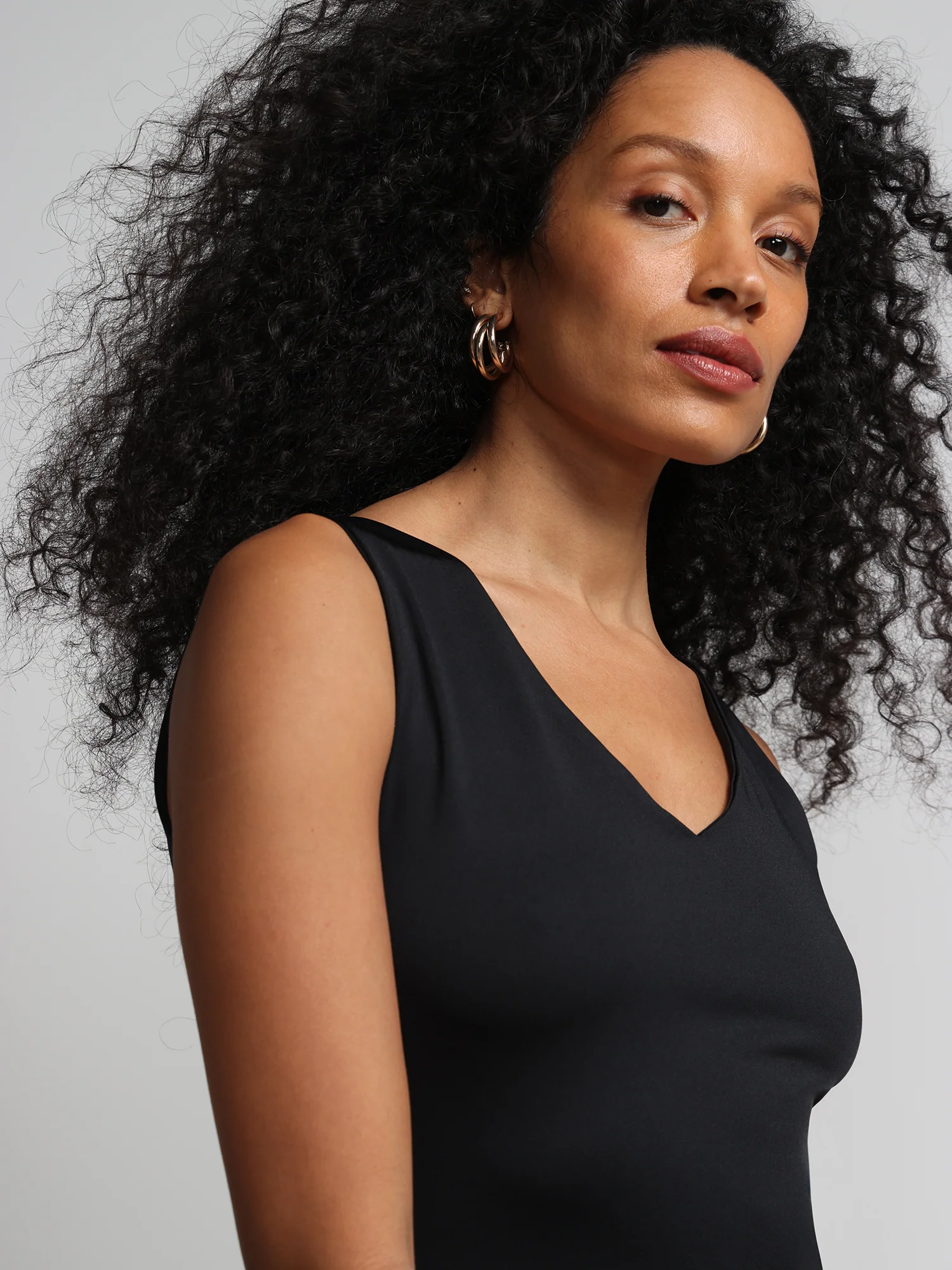 Reversible V-Neck Bodysuit - Contour Knits - Image 4