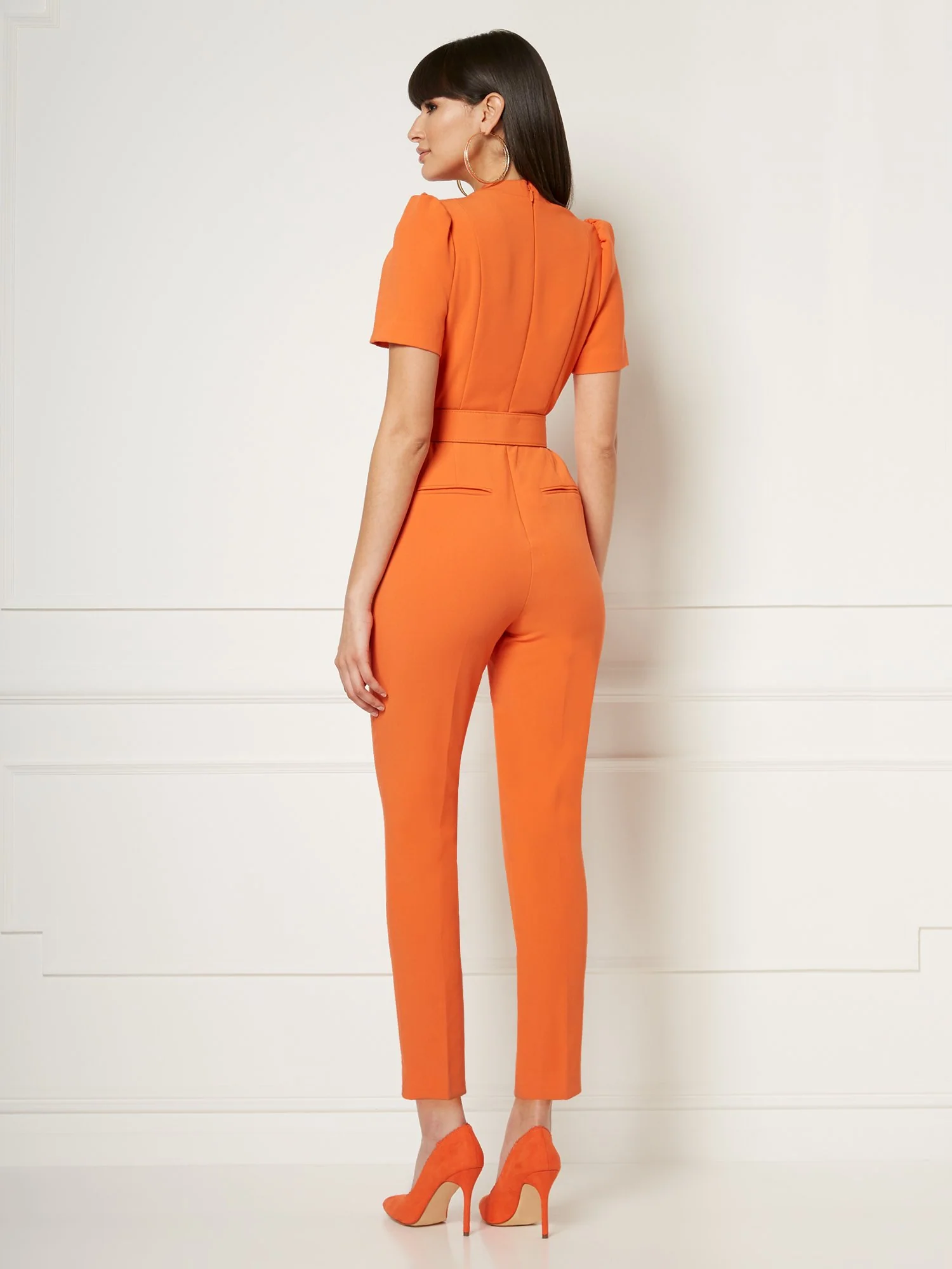 Reyna Belted Jumpsuit - Eva Mendes Collection - Image 3