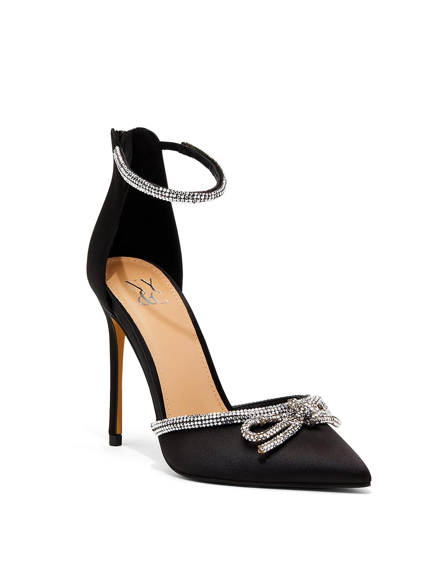 Rhinestone-Bow Heel