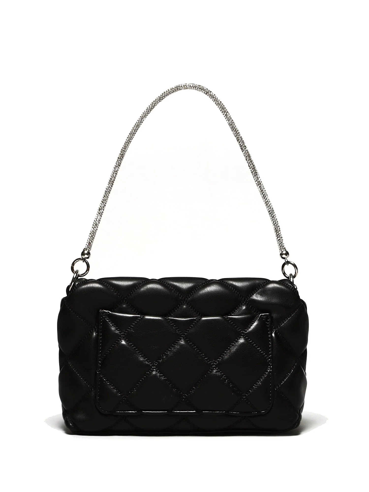 Rhinestone Top Handle Crossbody Bag - Urban Expressions - Image 5