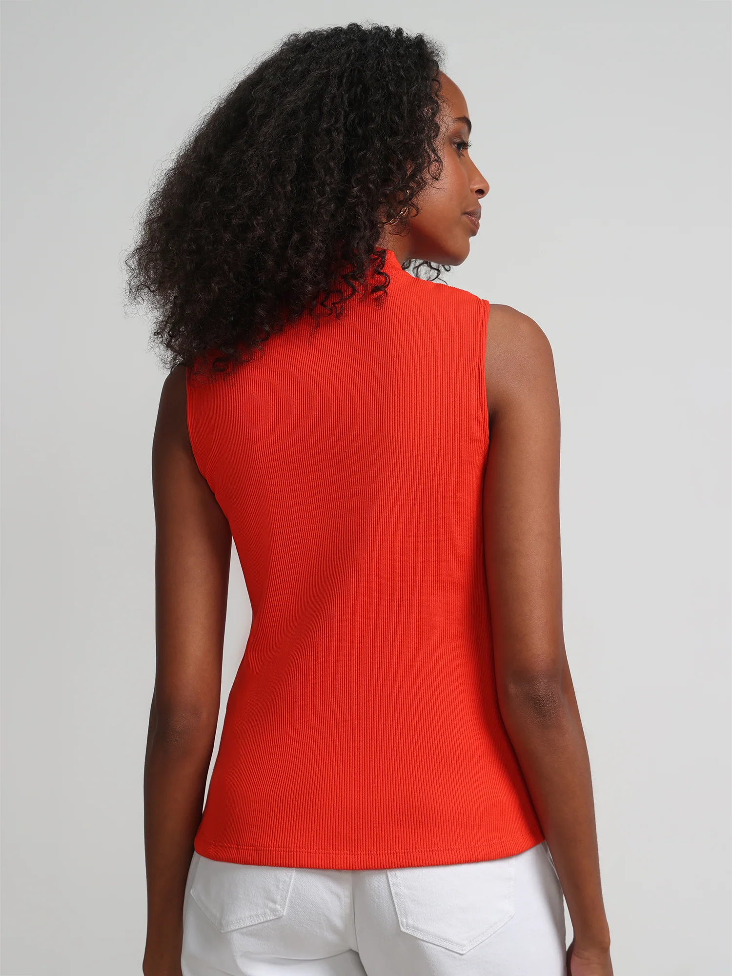Ribbed Mock-Neck Top - Image 8