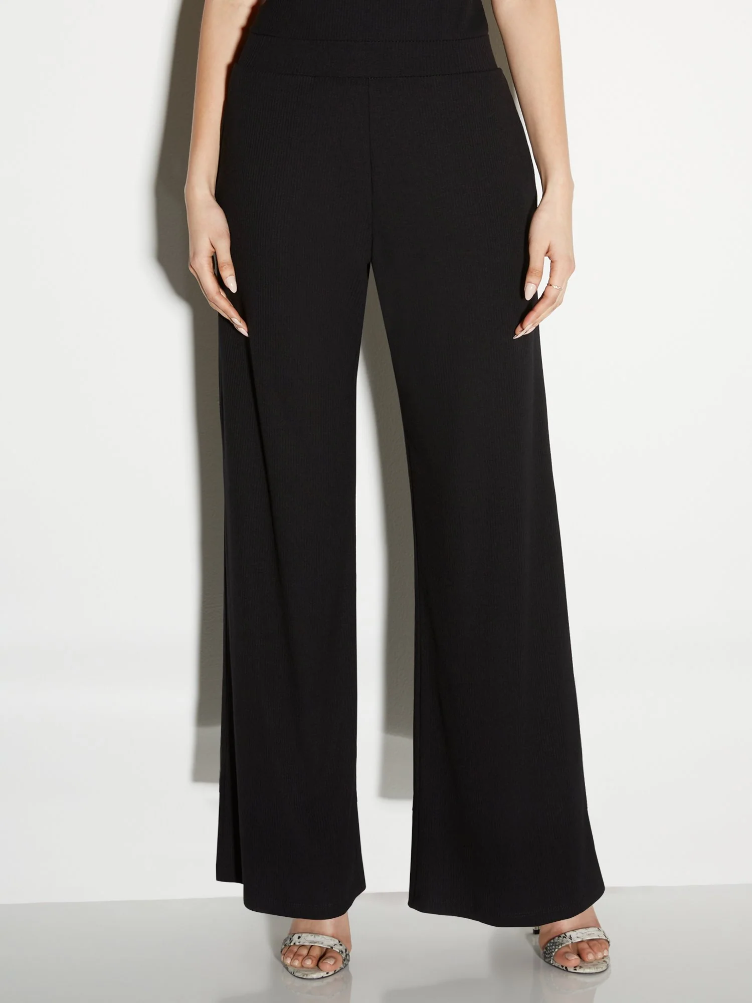 Ribbed Wide-Leg Pant - Everyday Collection - Image 4