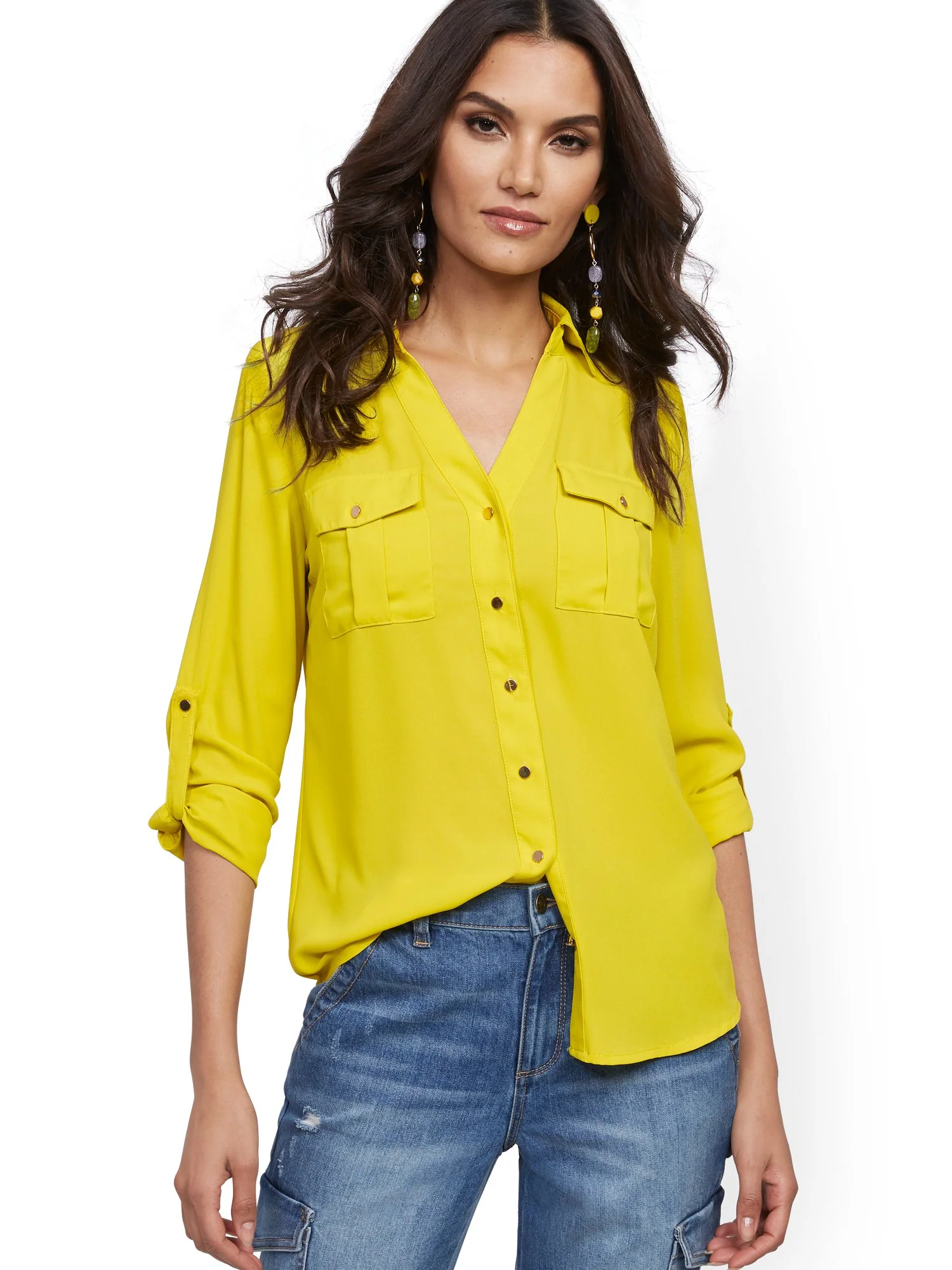 Roll-Tab Utility Shirt - Image 14