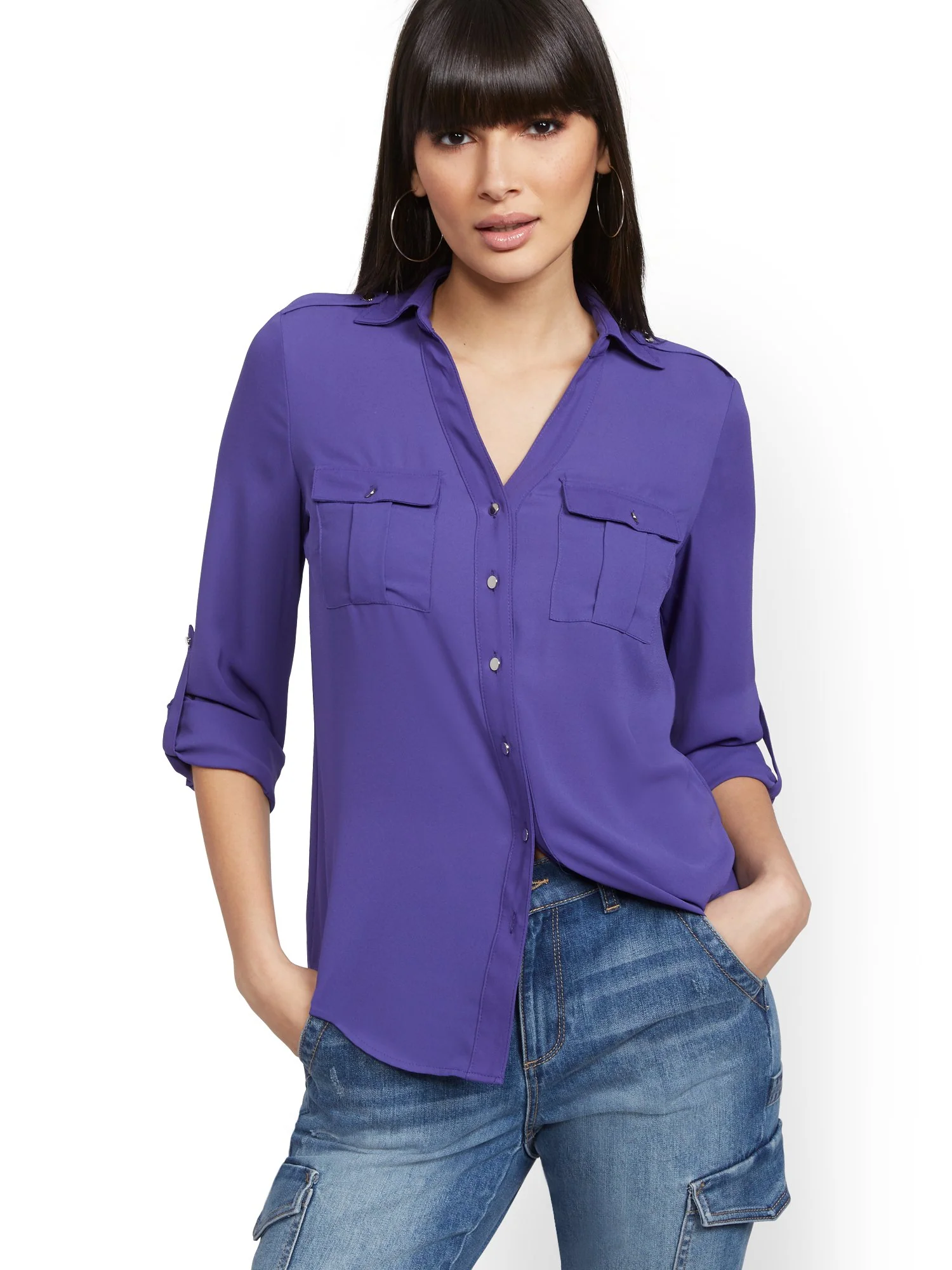 Roll-Tab Utility Shirt - Image 24