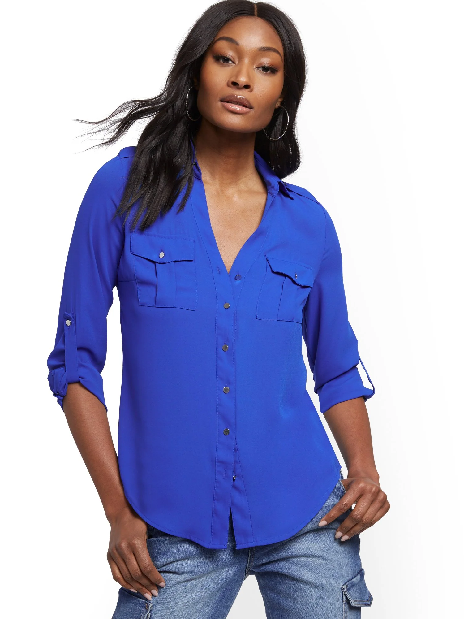 Roll-Tab Utility Shirt - Image 27