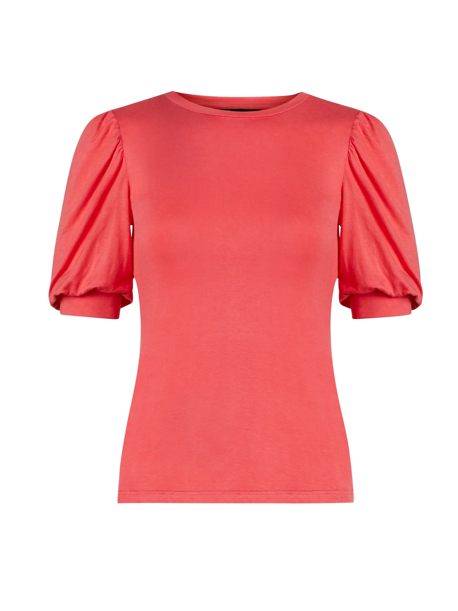 Ruched Puff-Sleeve Top - Image 15
