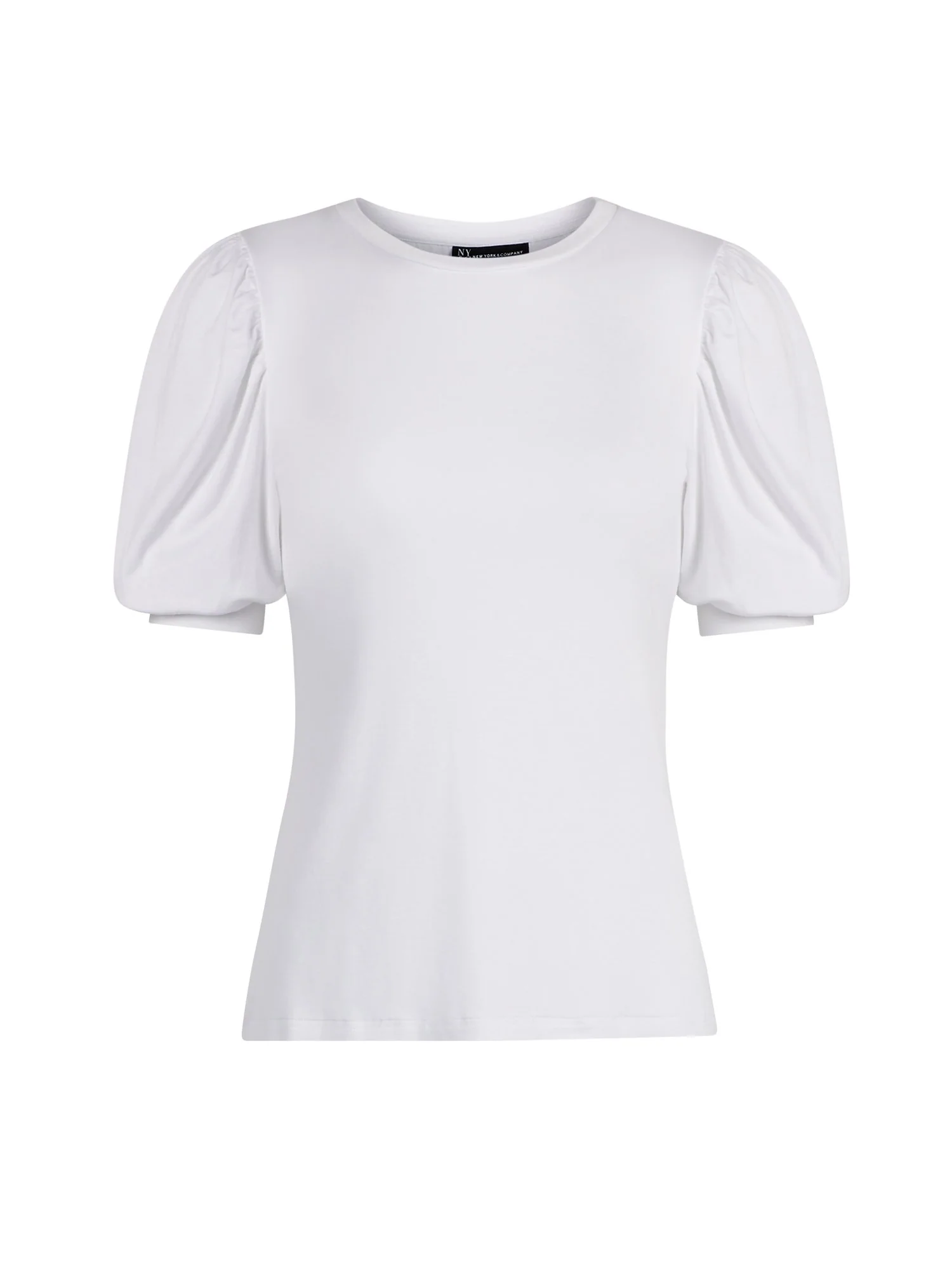 Ruched Puff-Sleeve Top - Image 6