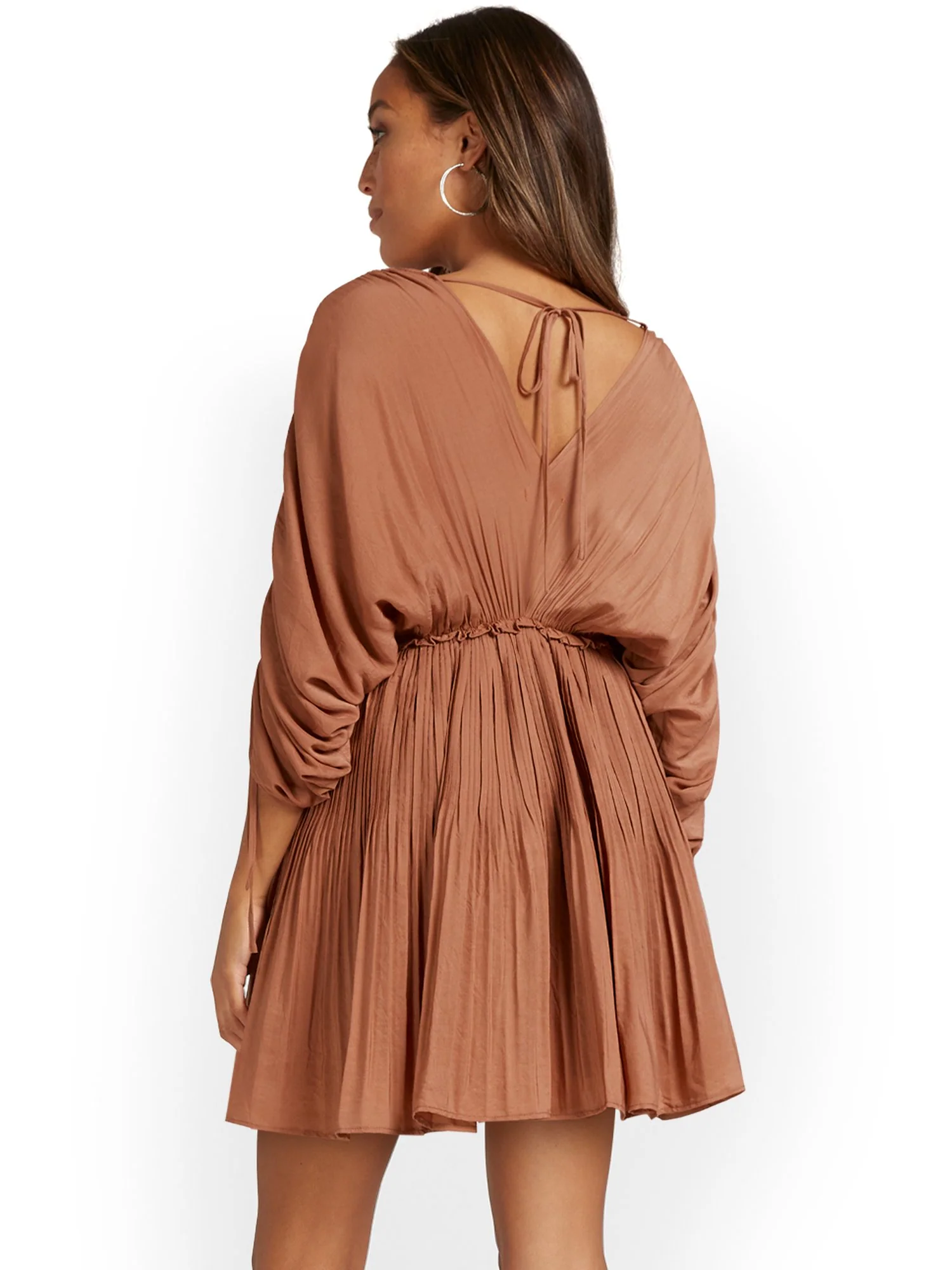 Mustard Seed Ruched Tie-Sleeve Dress - Brands We Love - Image 6