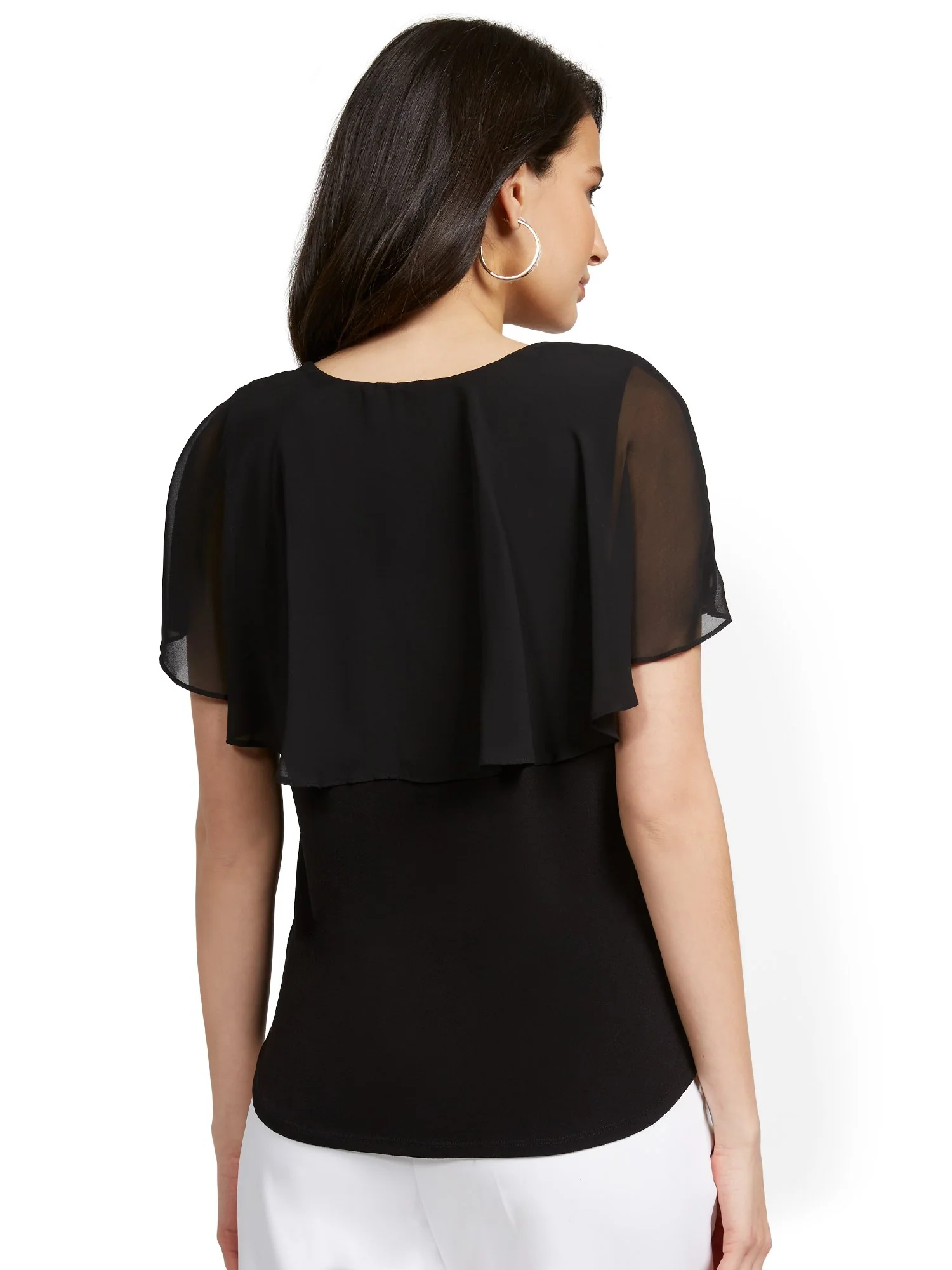 Ruffle Cape Top - Image 3