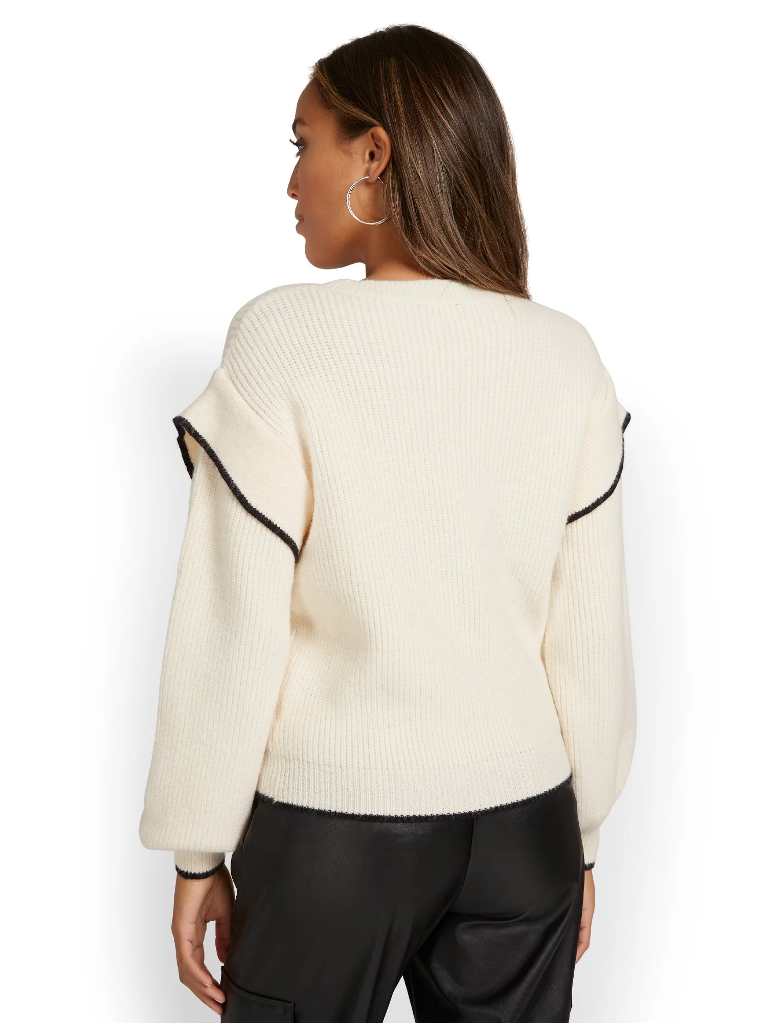 Lumiere Ruffle-Shoulder Sweater - Brands We Love - Image 3