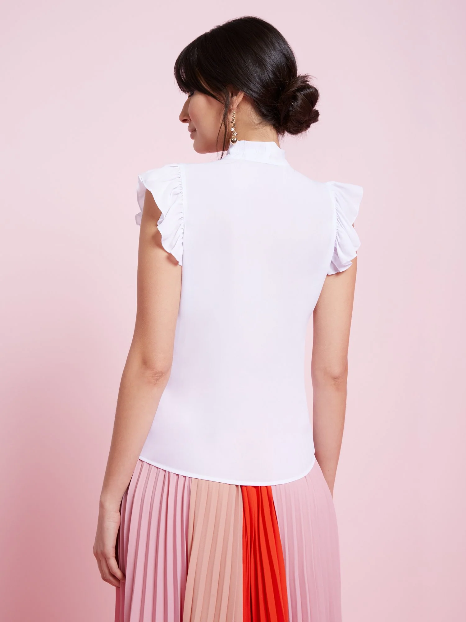 Ruffle-Sleeve Blouse - Image 3