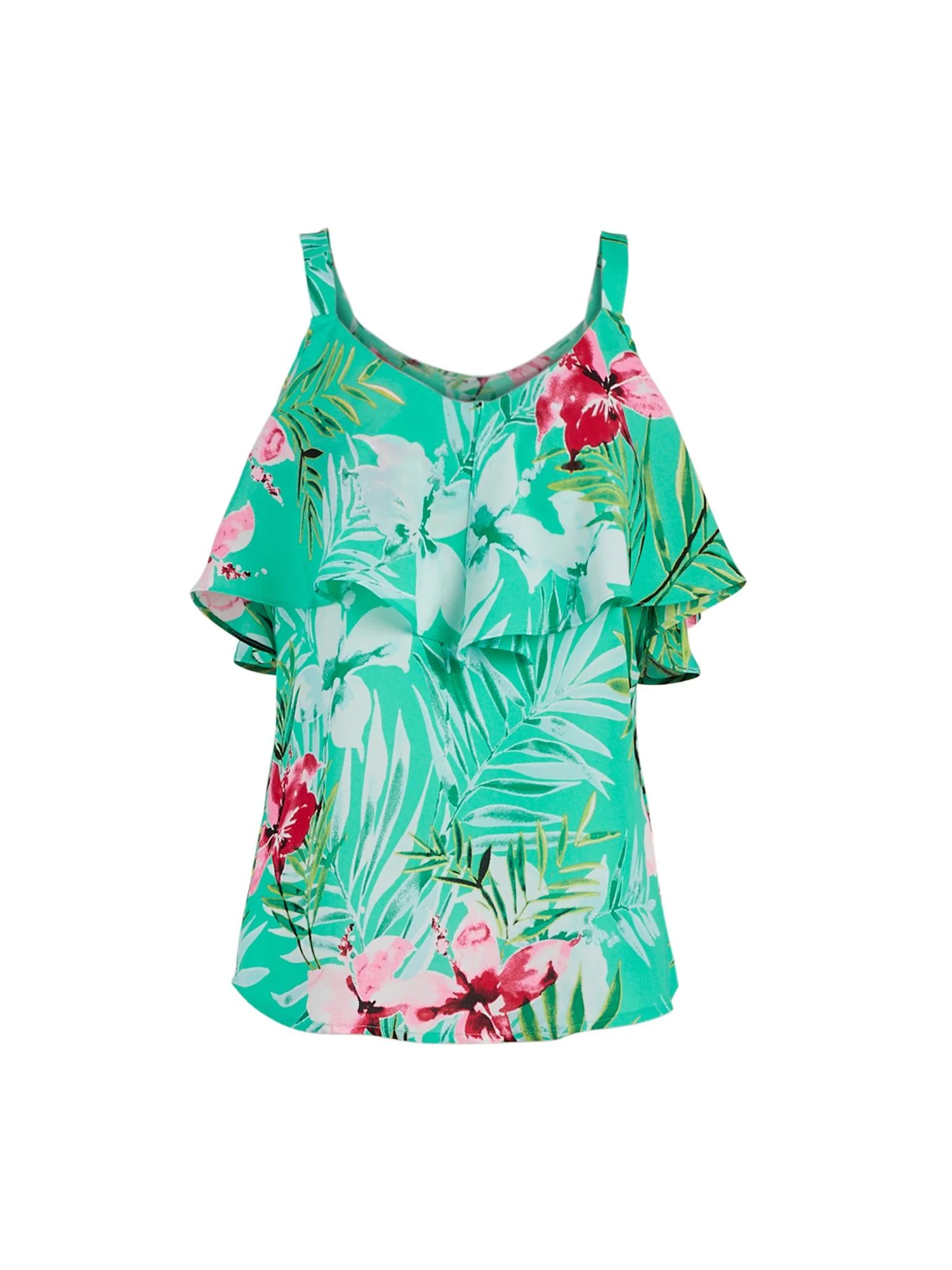 Ruffled Cold-Shoulder Top - 7th Avenue - Image 7