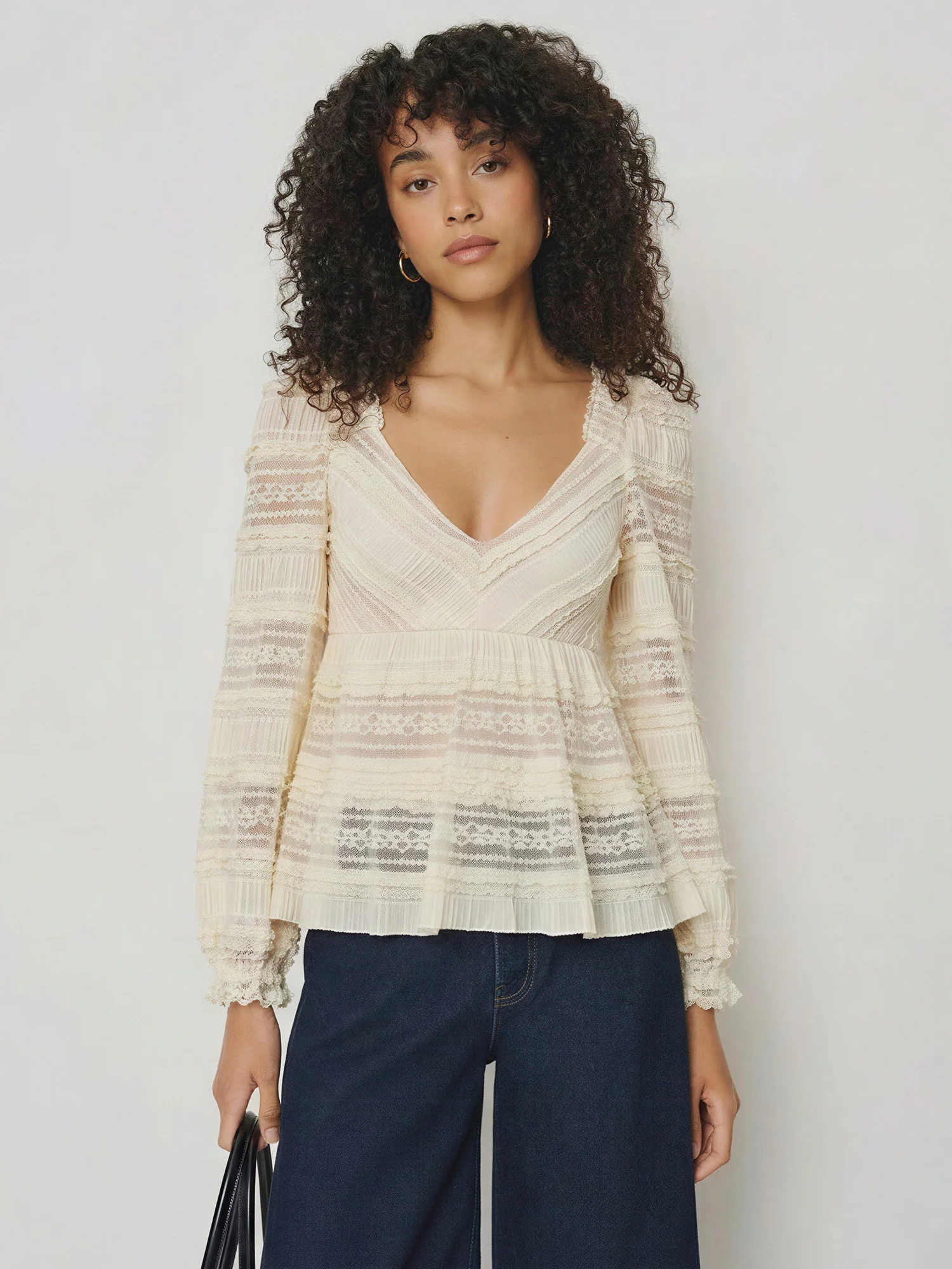 Sabine Lace Bustier Top