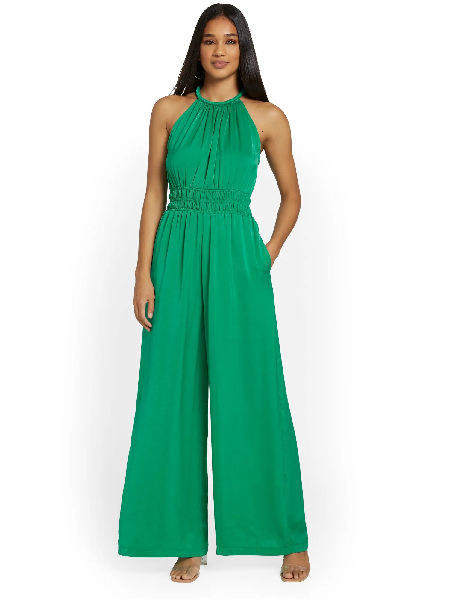 Do+Be Satin Halterneck Jumpsuit - Brands We Love - Image 2