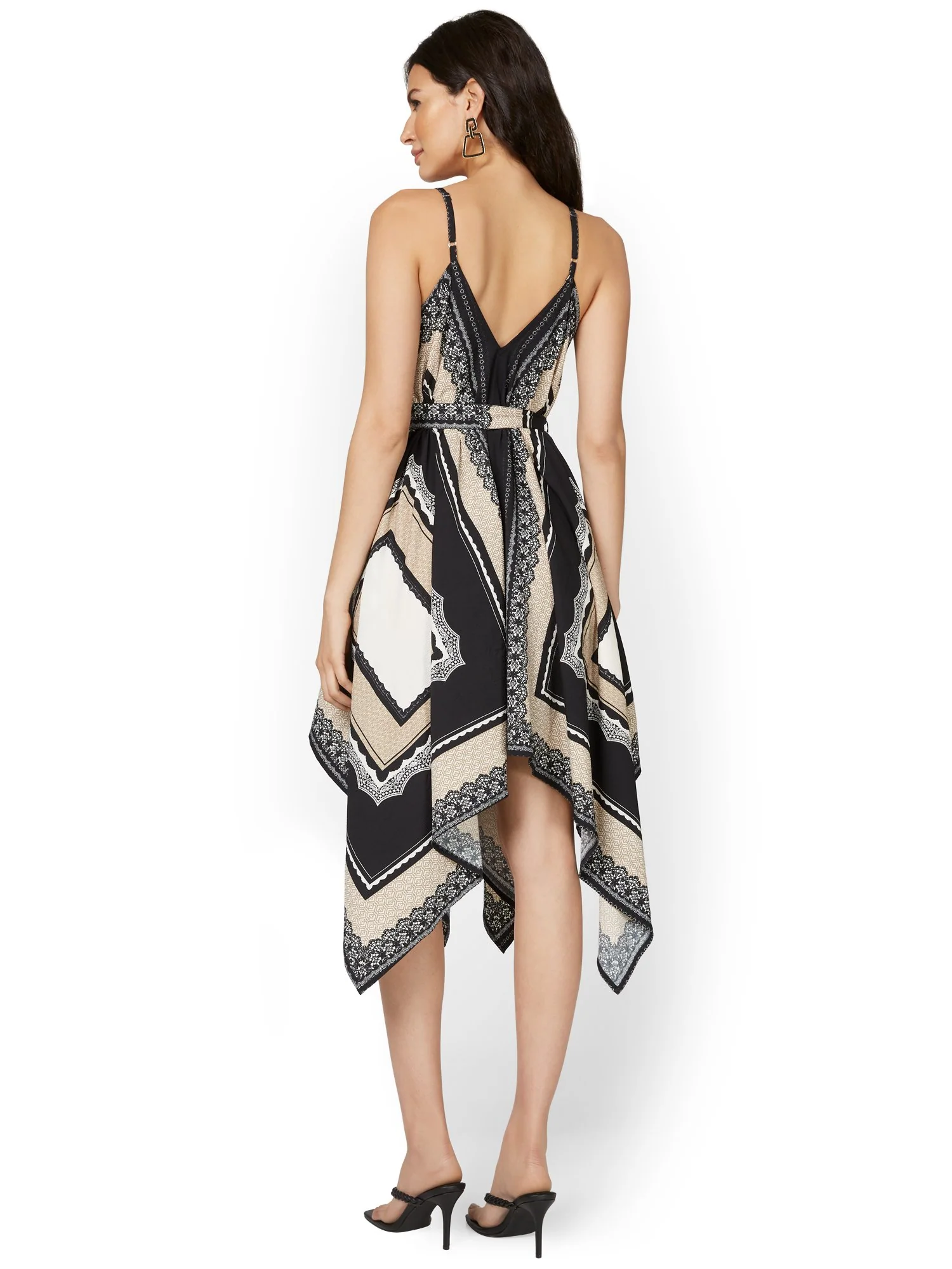 Scarf Hem Dress - Image 3
