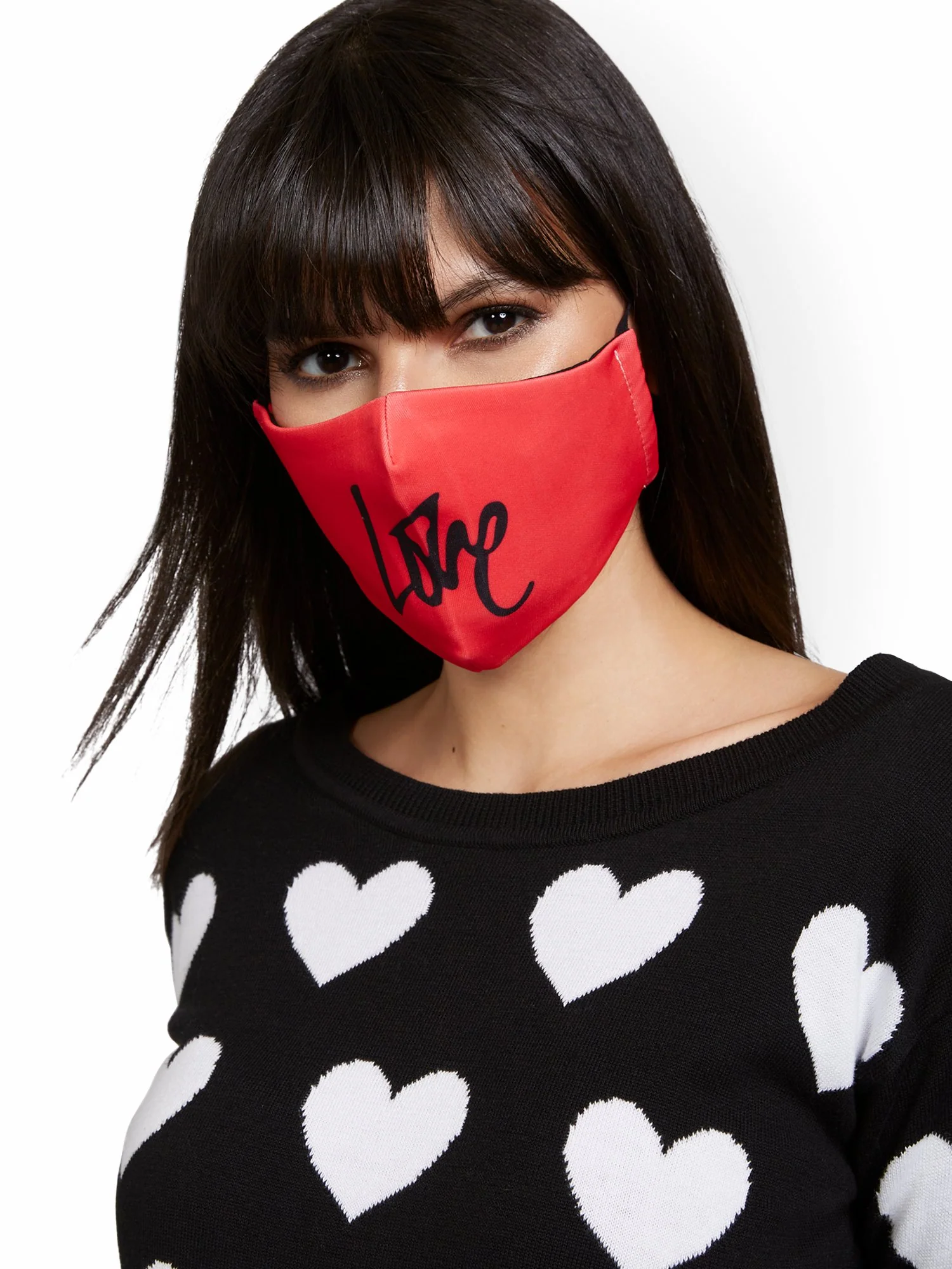 Scripted Love Face Mask - Image 2