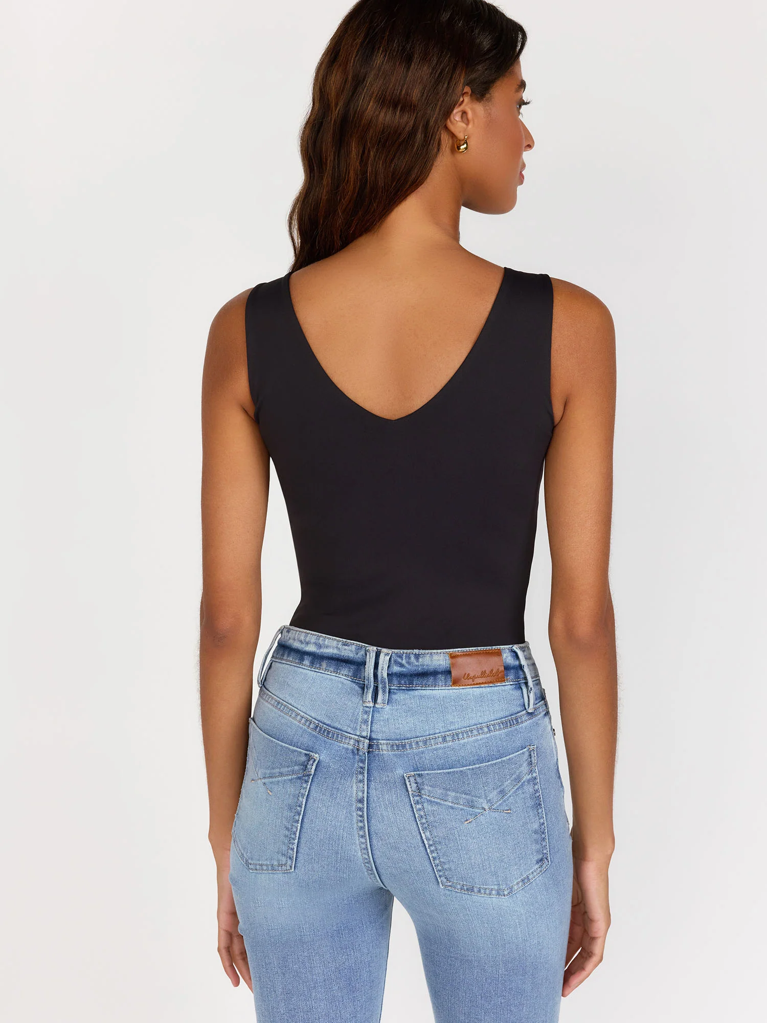 Second Skin Sleeveless V-Neck Bodysuit - RD Style - Image 6