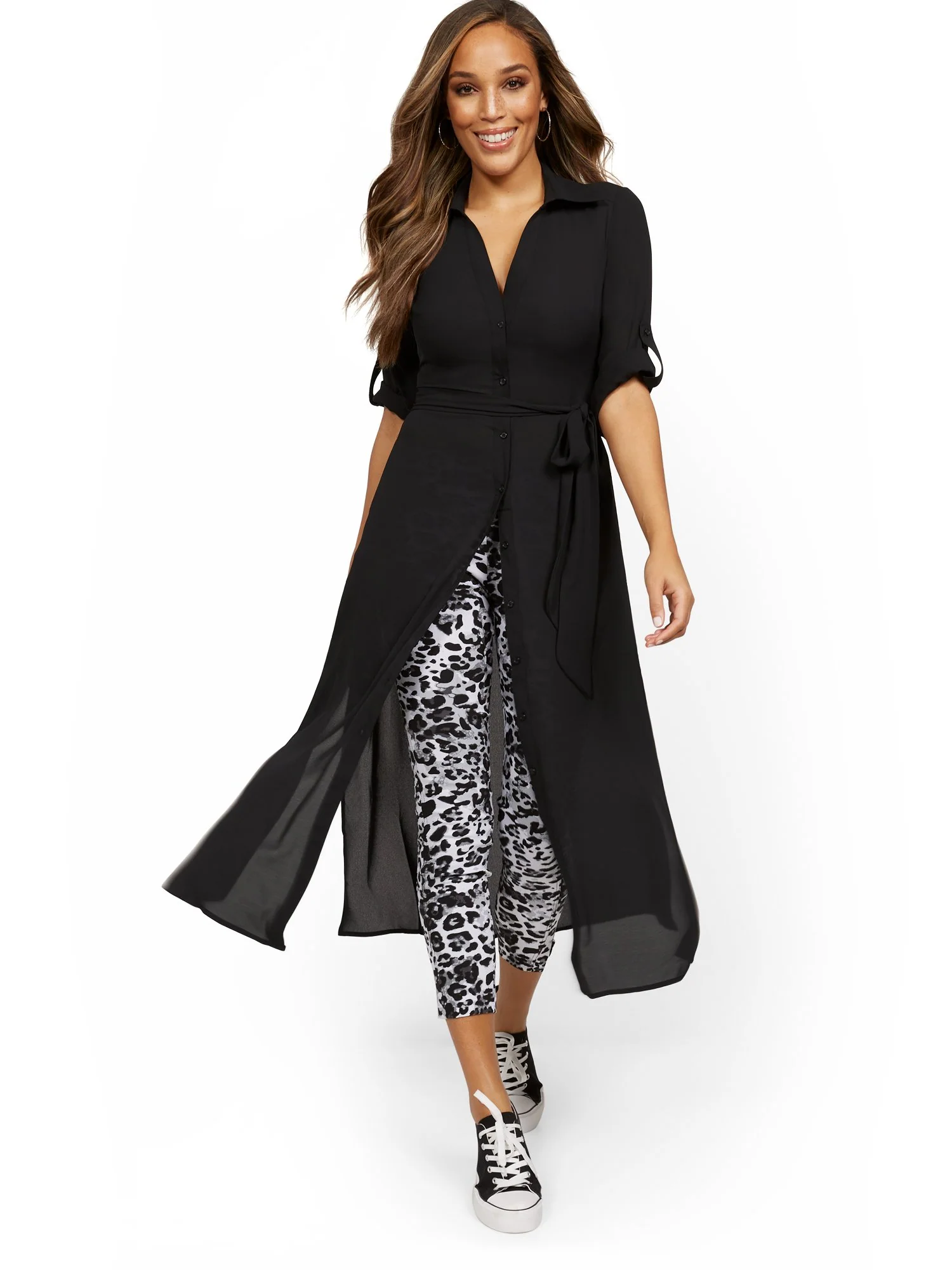 Semi-Sheer Maxi Top - Image 2