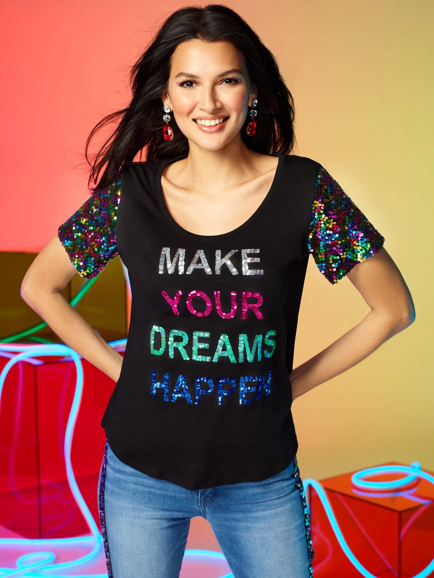 Sequin Dreams Graphic Tee