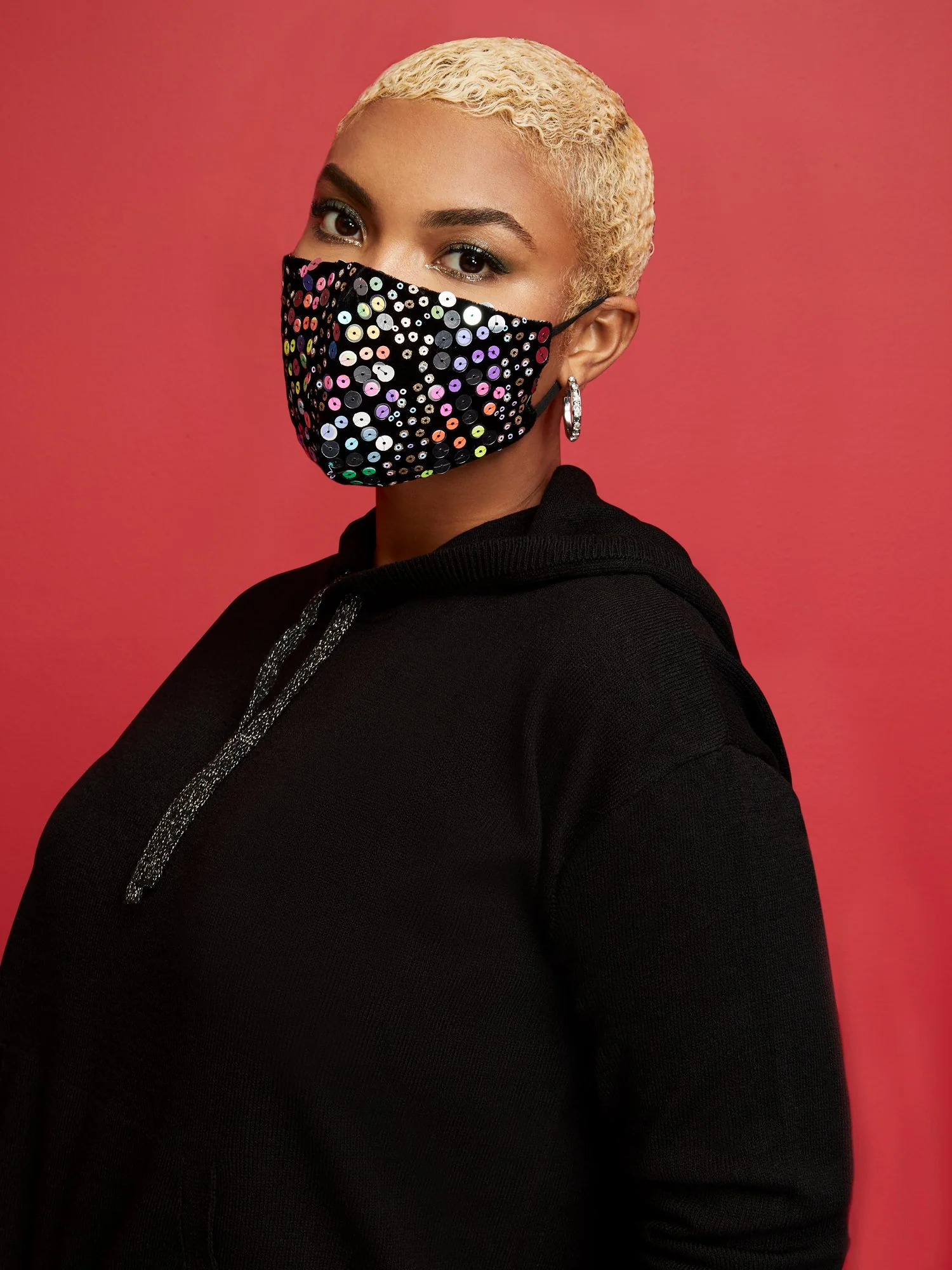 Sequin Face Mask - Image 2