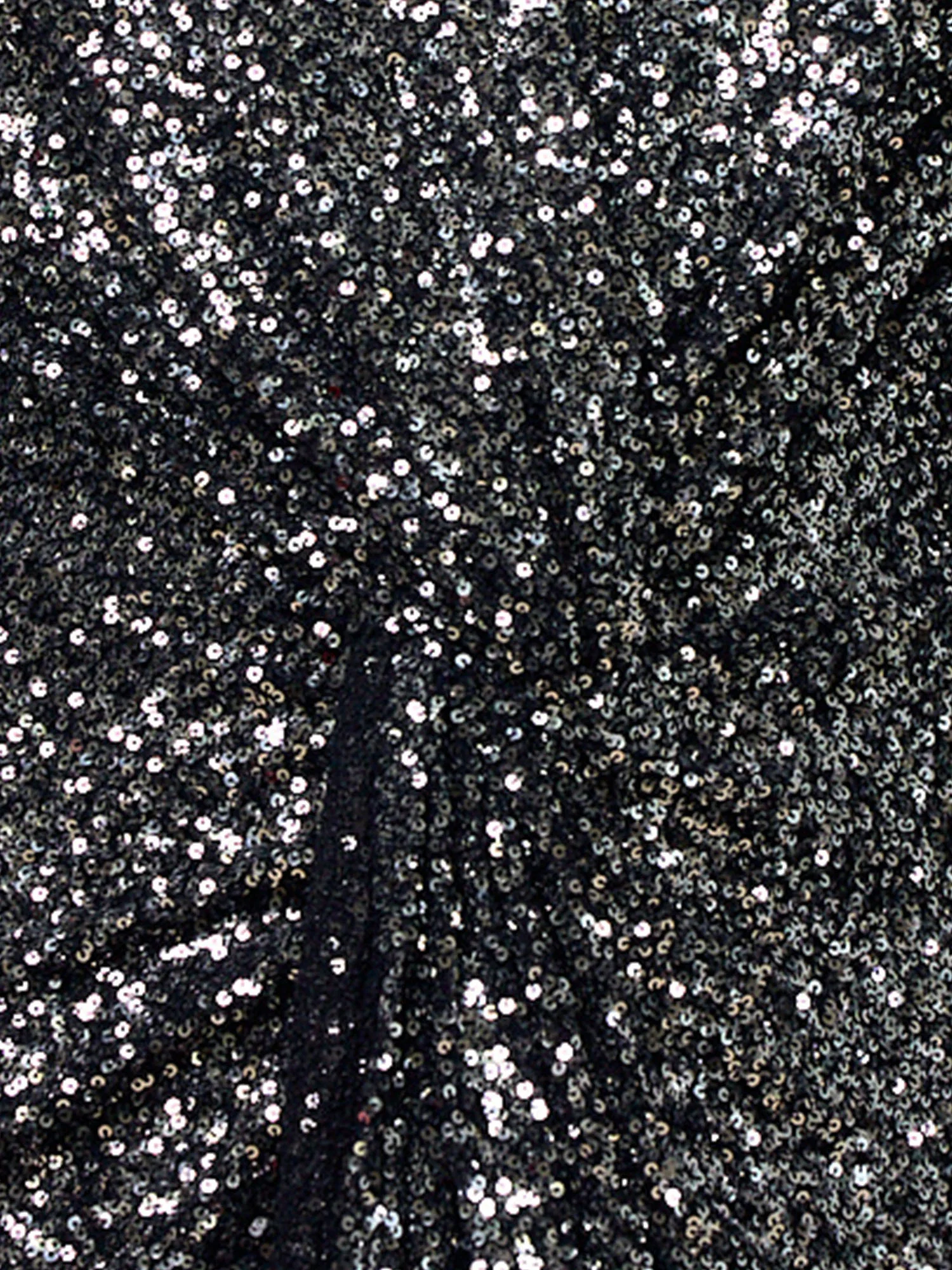 Sequin Long Sleeve Front Twist Mini Dress - Image 5