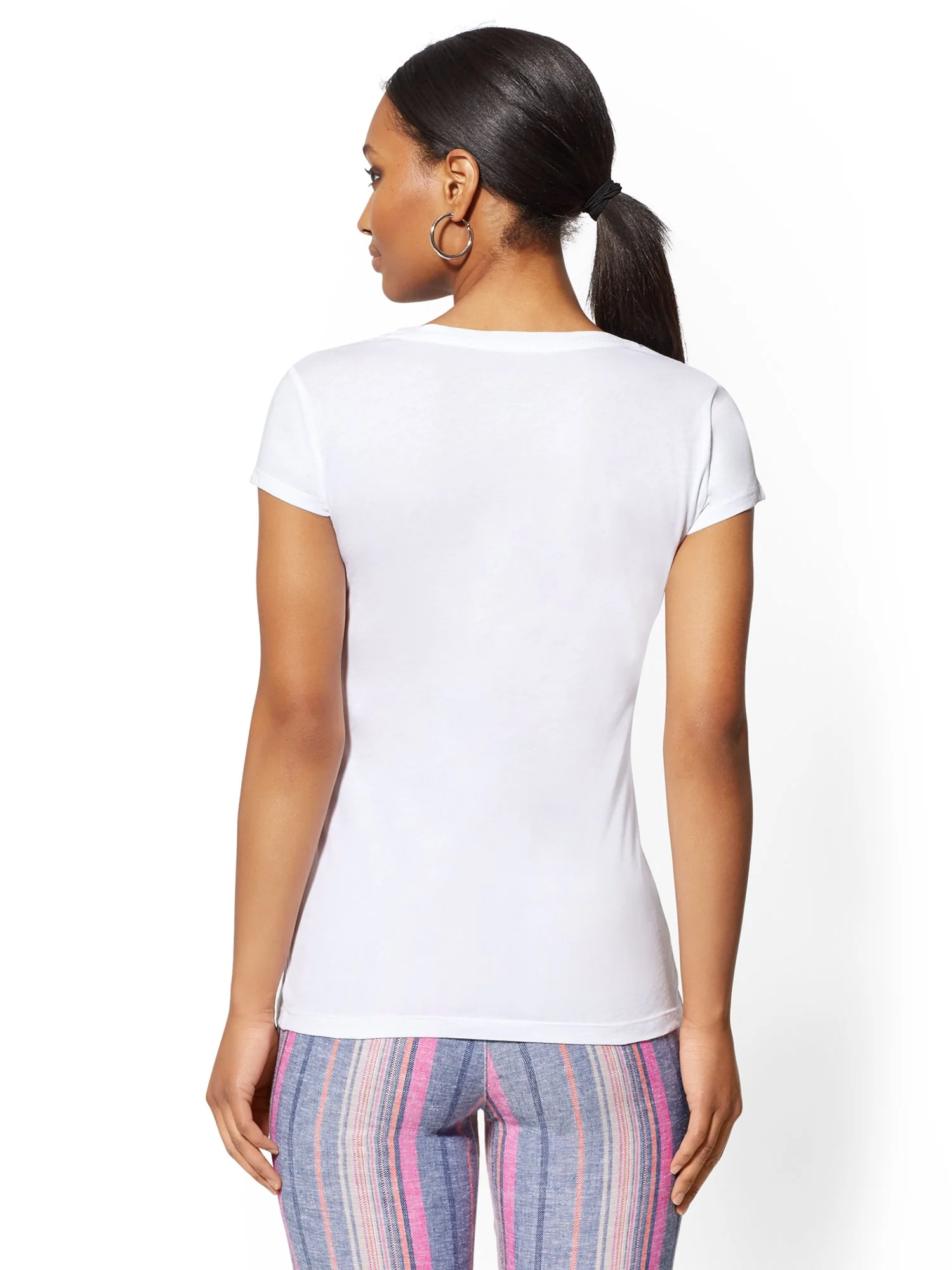 Sequin & Metallic-Foil  'Good Vibrations' Tee - Image 3