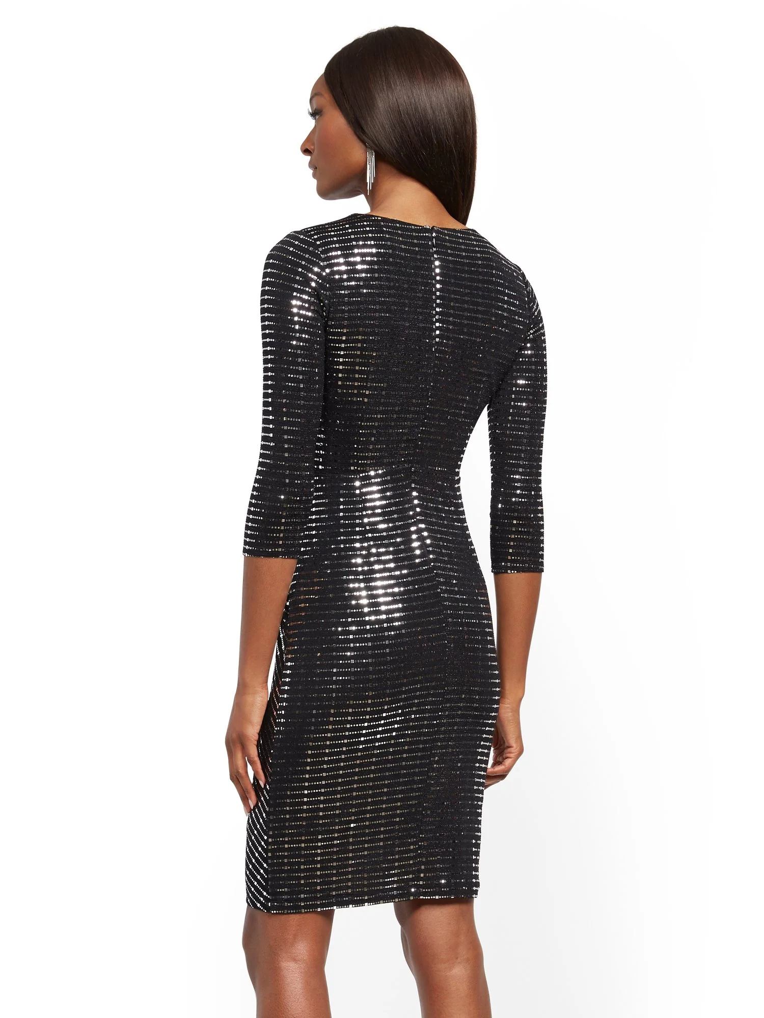 Sequin Sheath Dress - Image 3