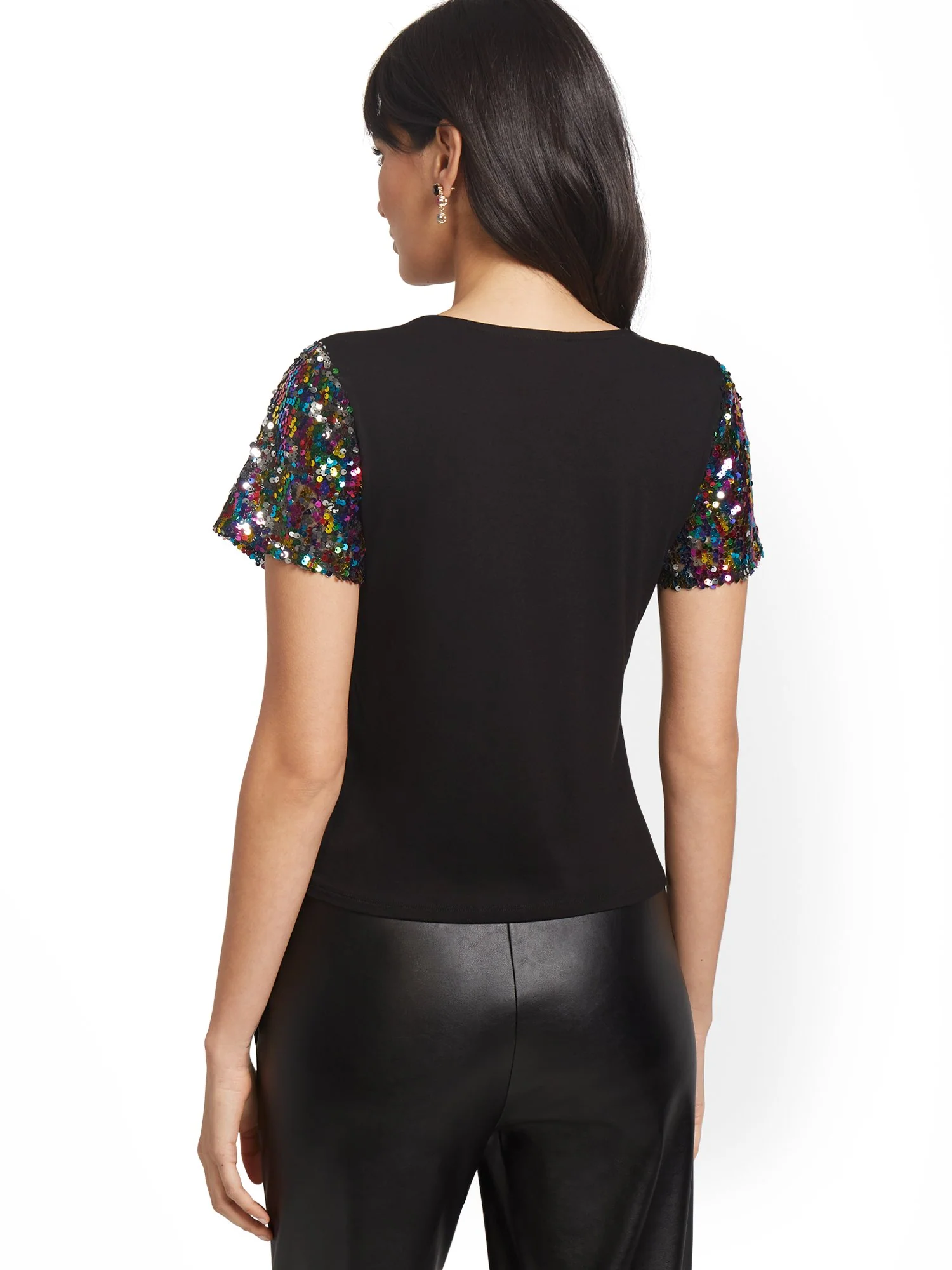 Sequin Tee - 7th Avenue - Image 3